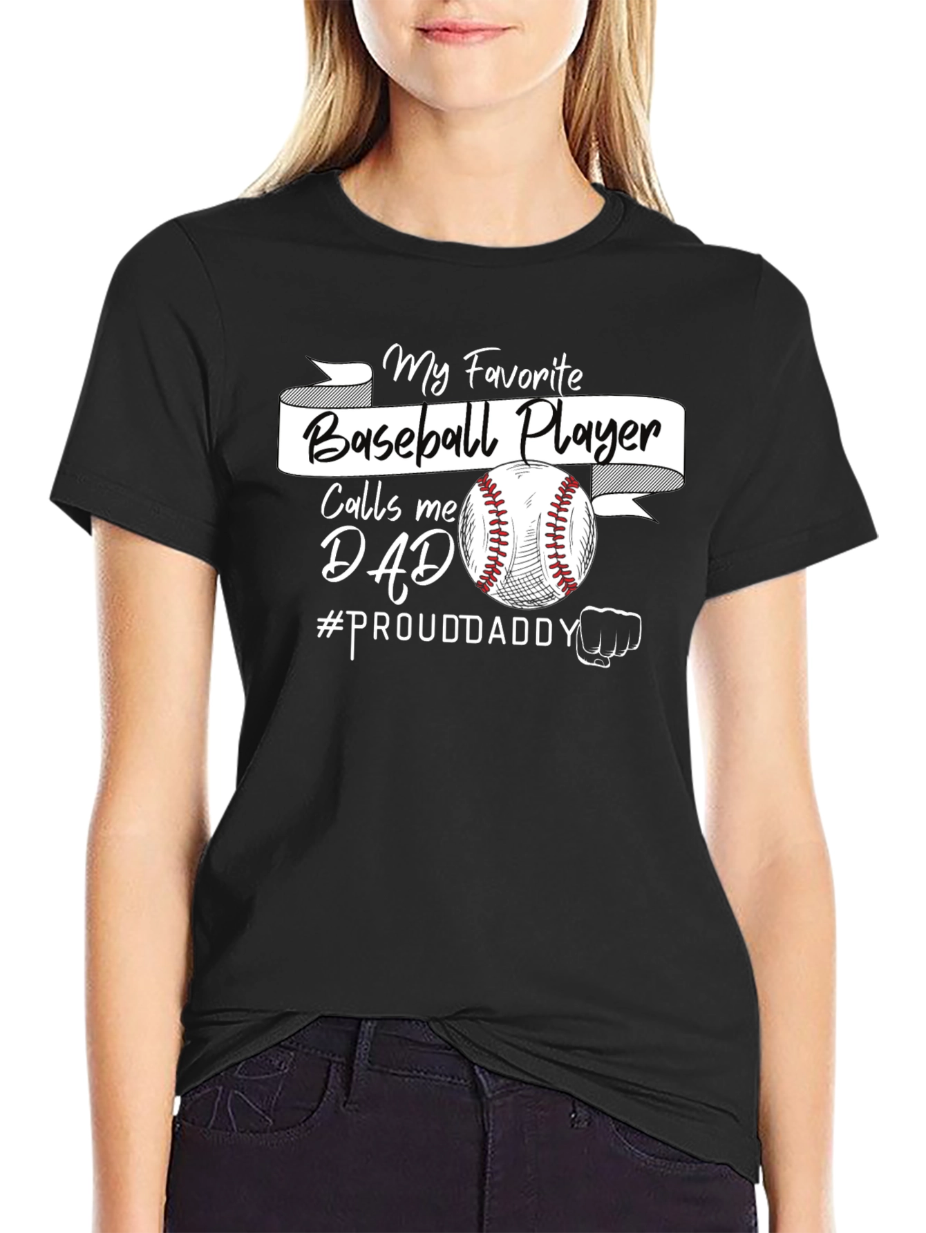 My Favorite Baseball Player Calls Me Dad T-Shirt