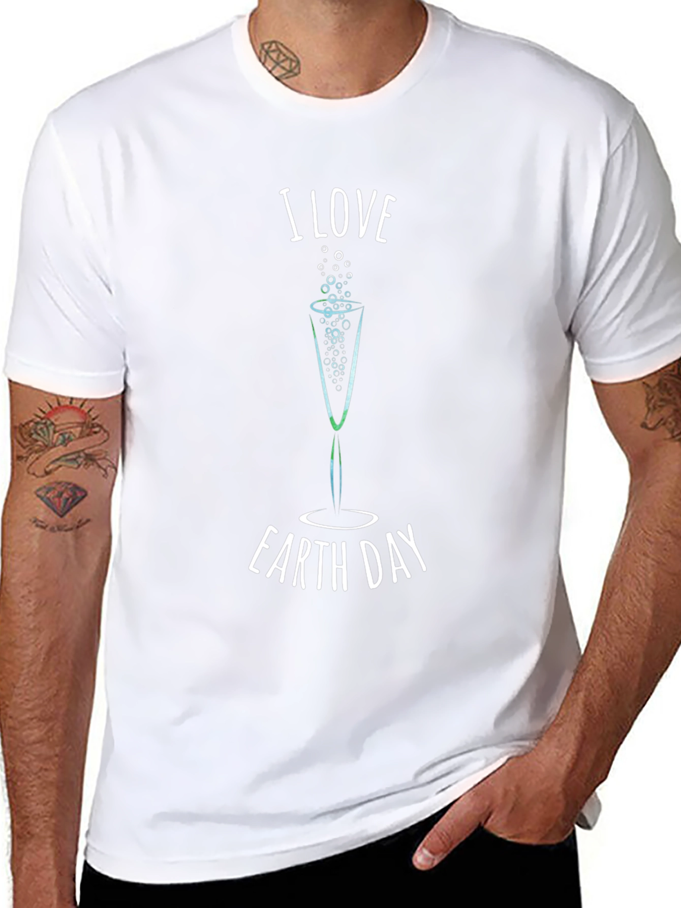 I Love Earth Day Graphic T-Shirt
