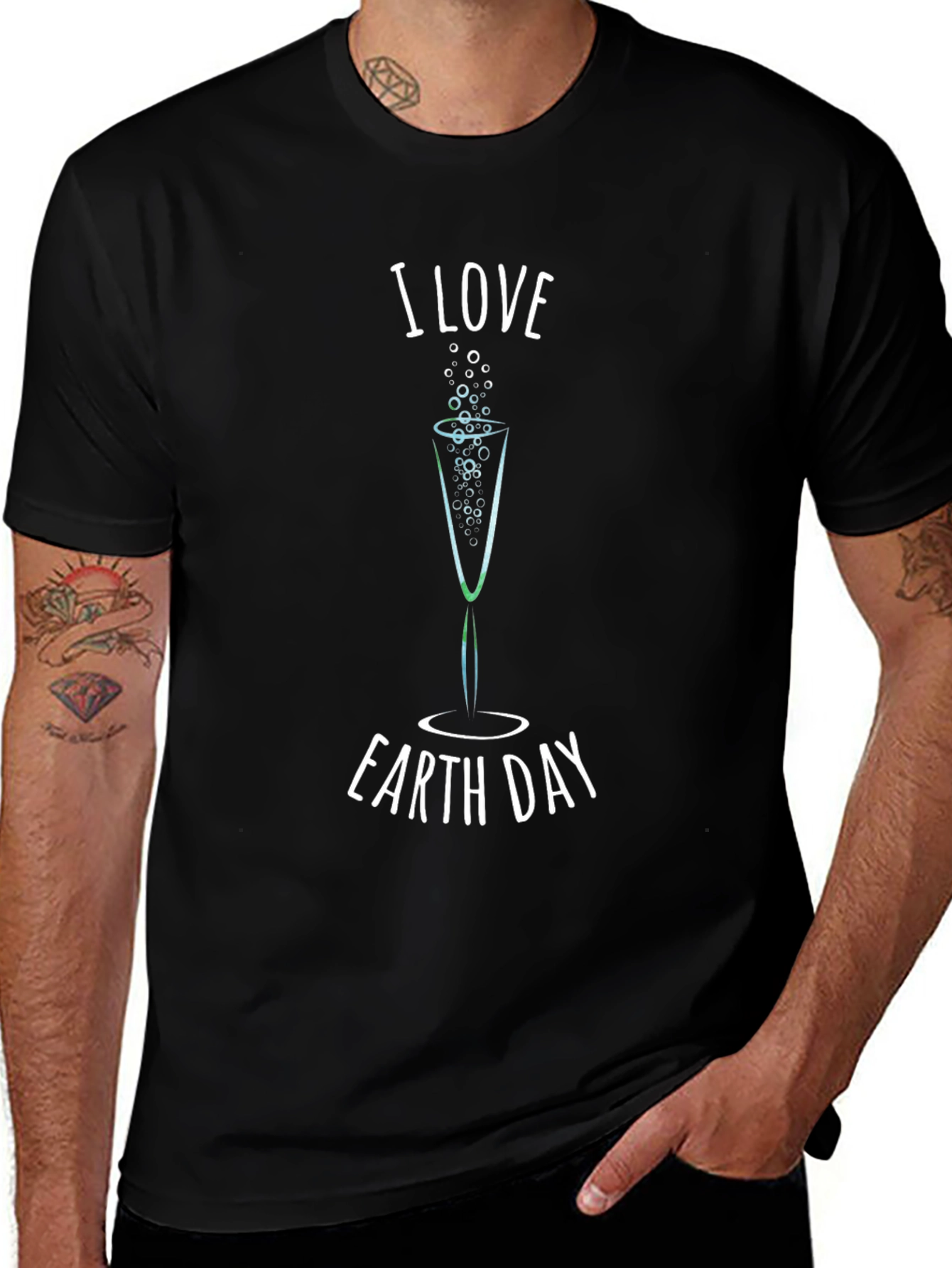 I Love Earth Day Graphic T-Shirt