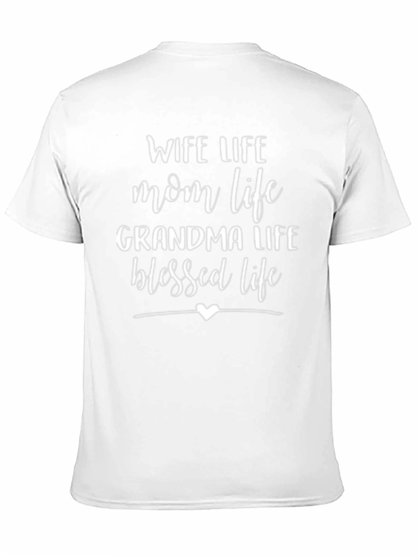 Wife Mom Grandma Blessed Life T-Shirt