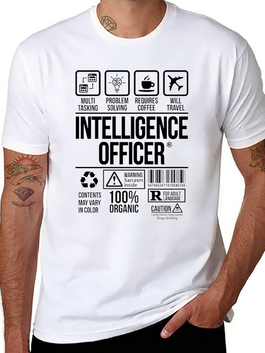 Intelligence Officer T-Shirt - Multi-Tasking Problem-Solving