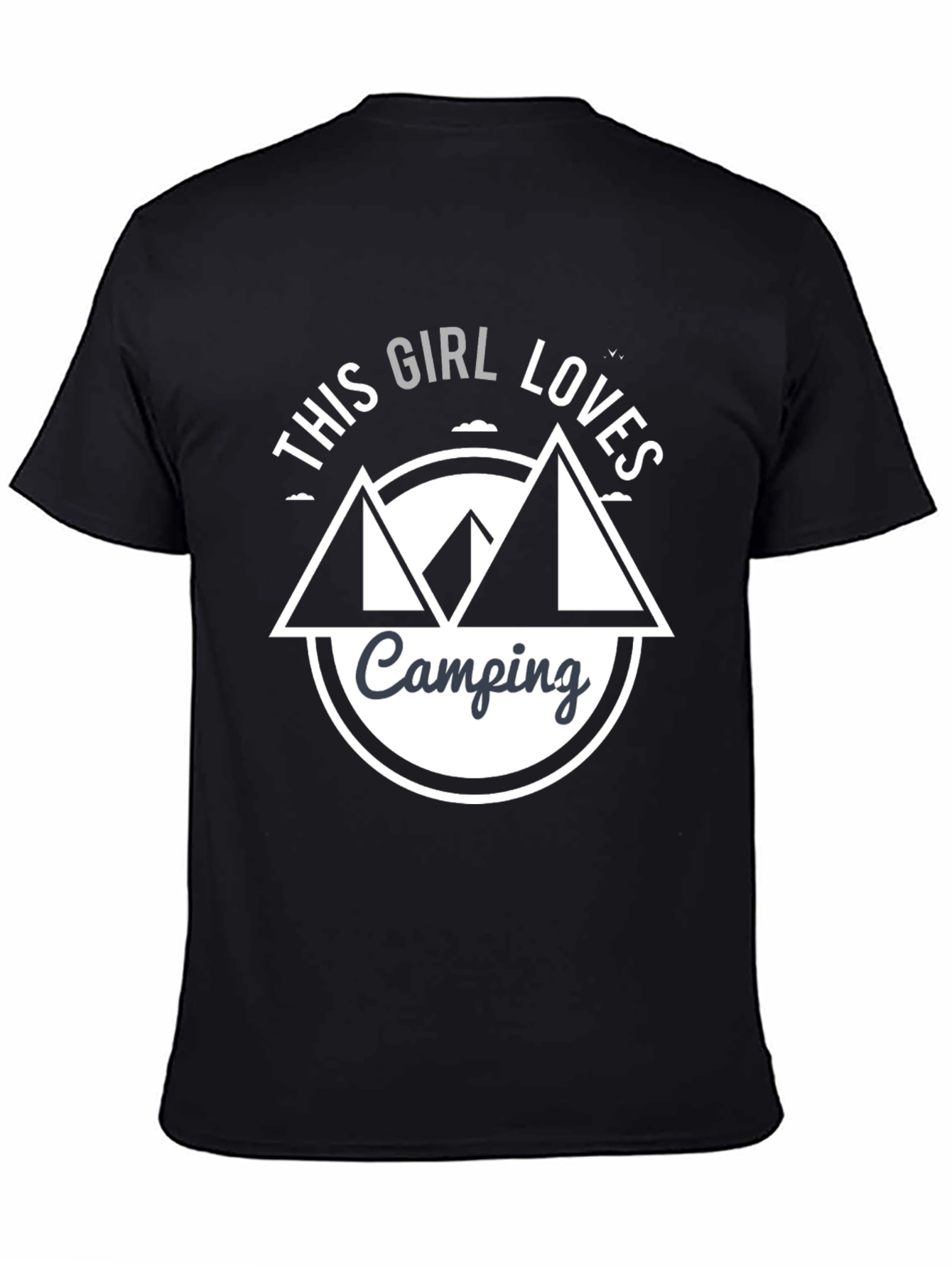Camping Lover Graphic Tee - This Girl Loves Camping