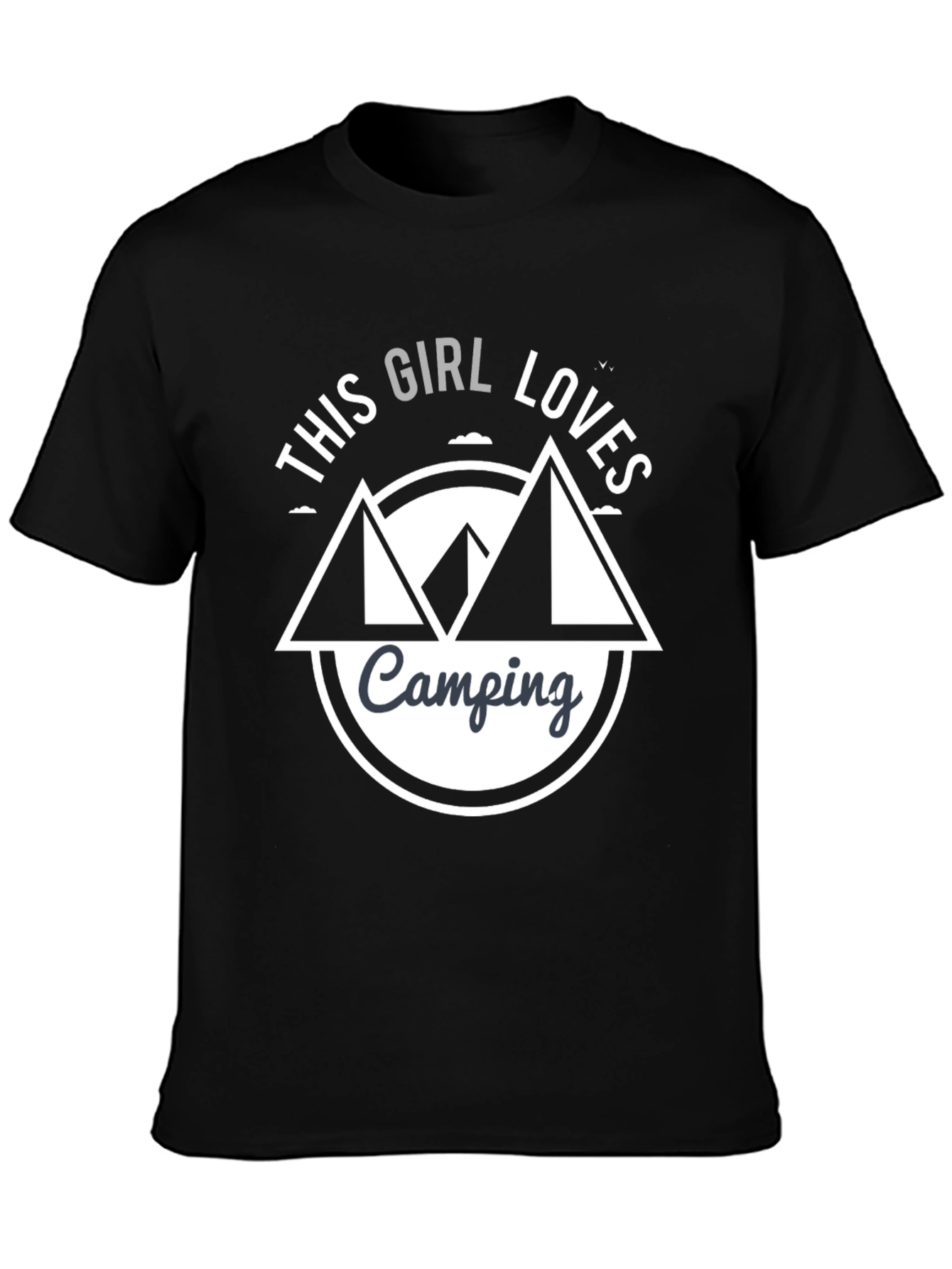 Camping Lover Graphic Tee - This Girl Loves Camping