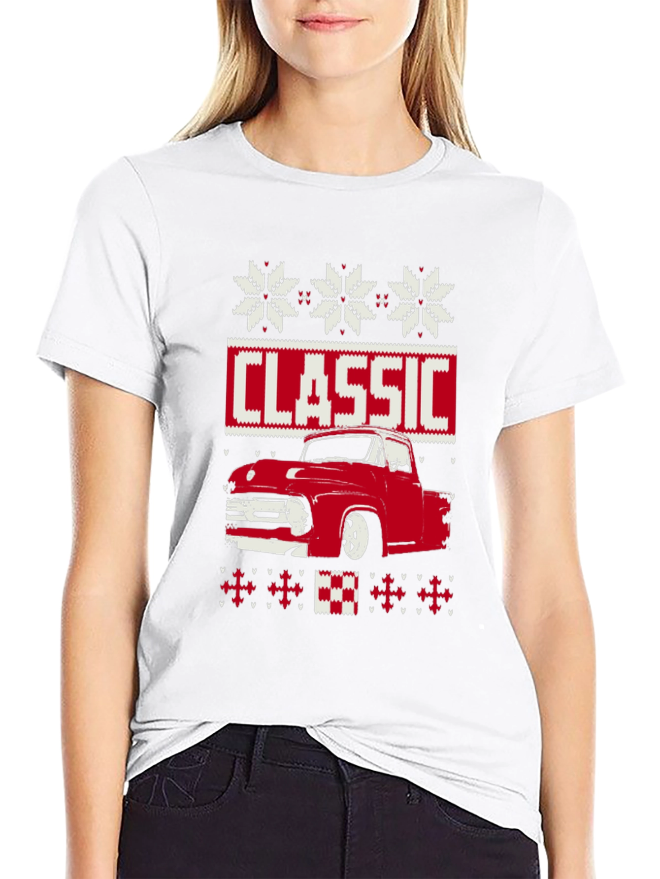 Classic Truck Christmas Sweater T-Shirt