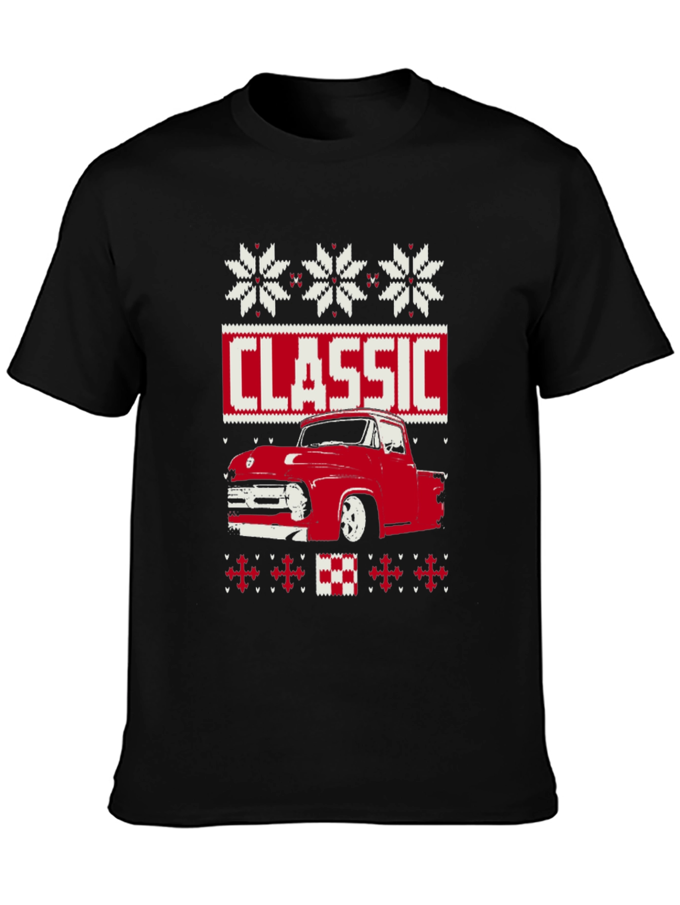 Classic Truck Christmas Sweater T-Shirt