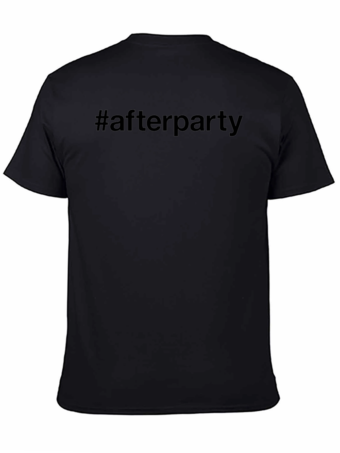 #afterparty Black Graphic Tee - Casual Style