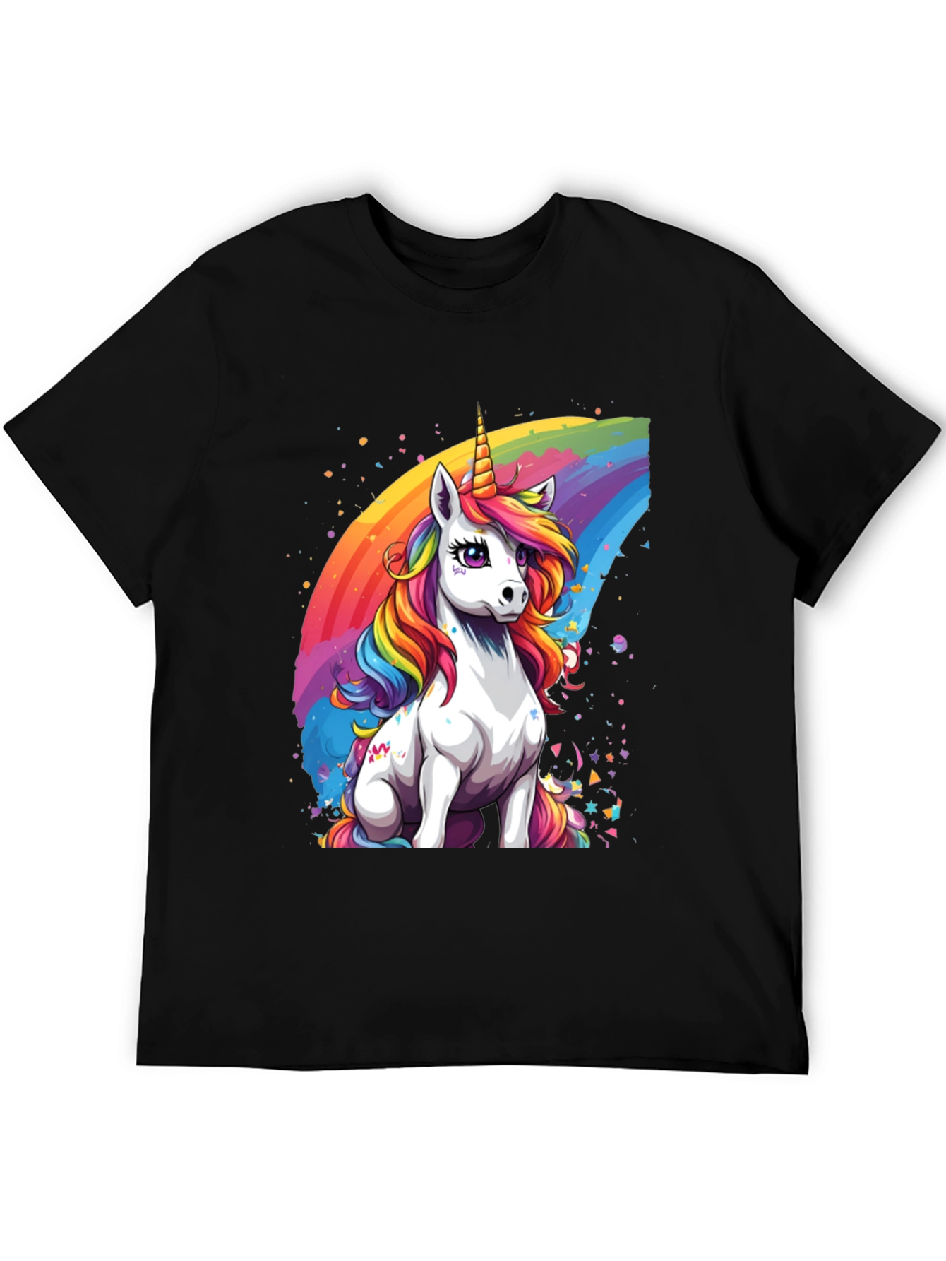 Rainbow Unicorn Graphic T-Shirt