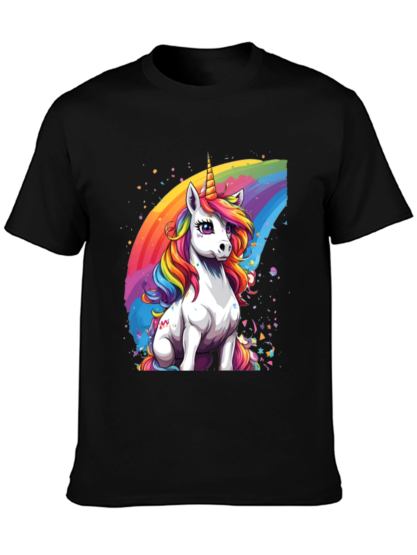 Rainbow Unicorn Graphic T-Shirt