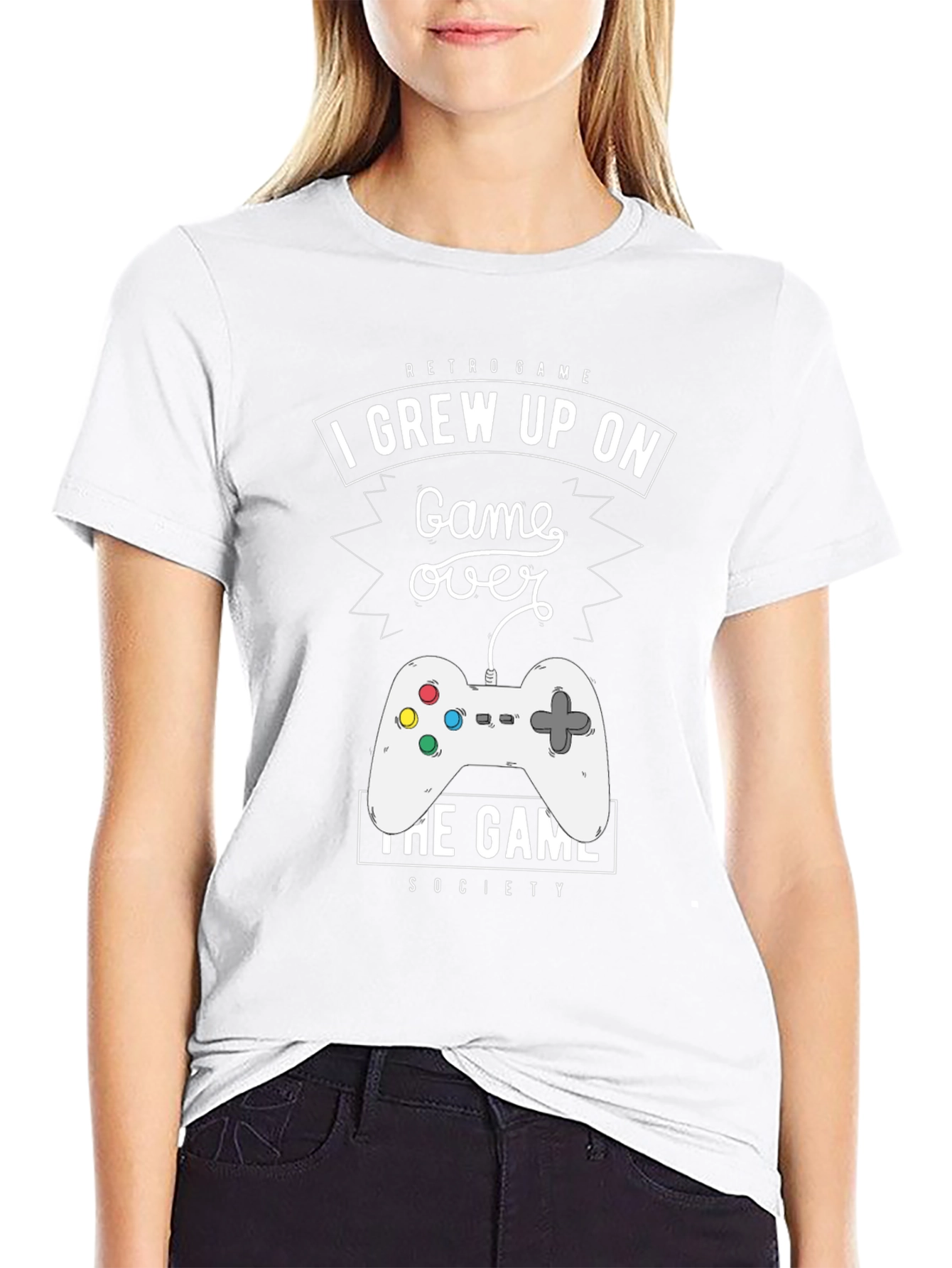 Retro Game Over T-Shirt - Gamer Society