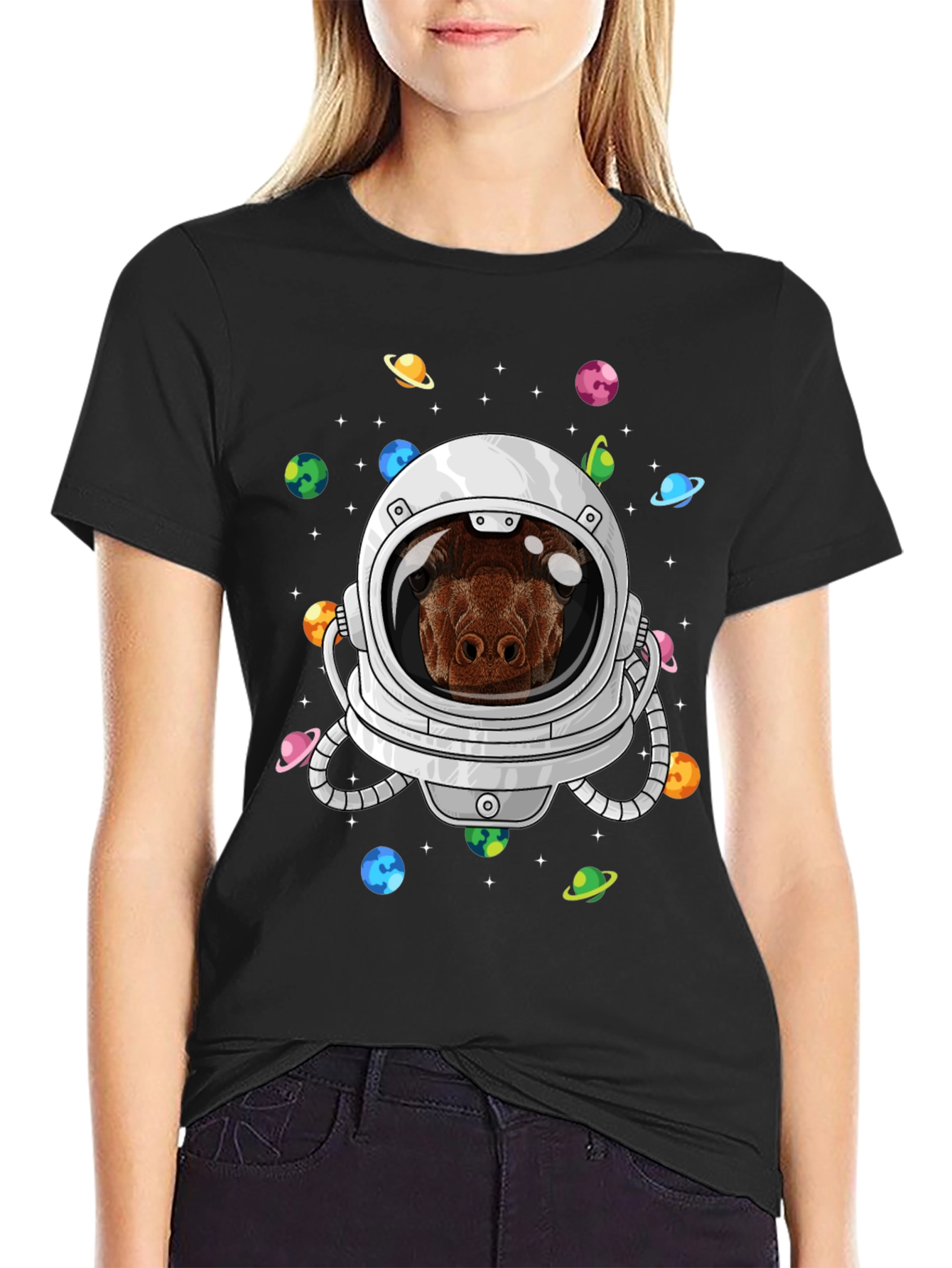 Dog Astronaut T-Shirt - Space Dog Lover Tee