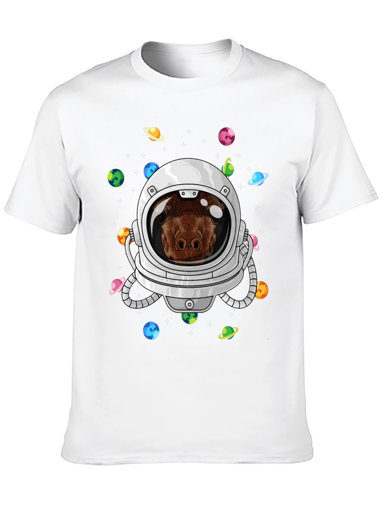 Dog Astronaut T-Shirt - Space Dog Lover Tee