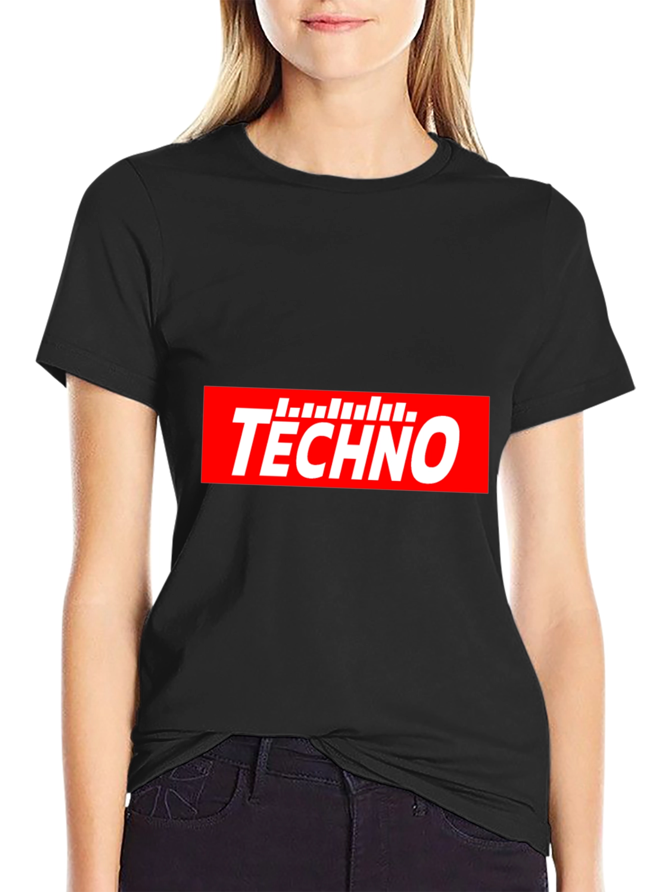 Techno Graphic Tee - Classic Black T-Shirt