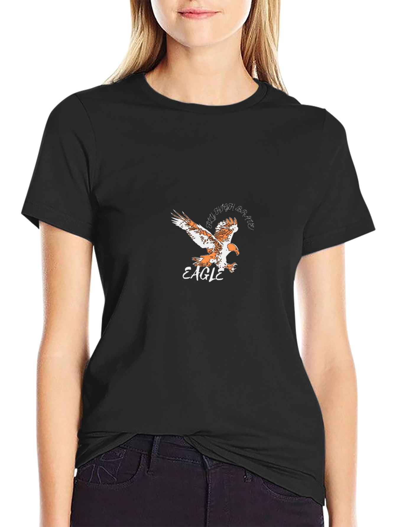 Eagle Graphic Black T-Shirt