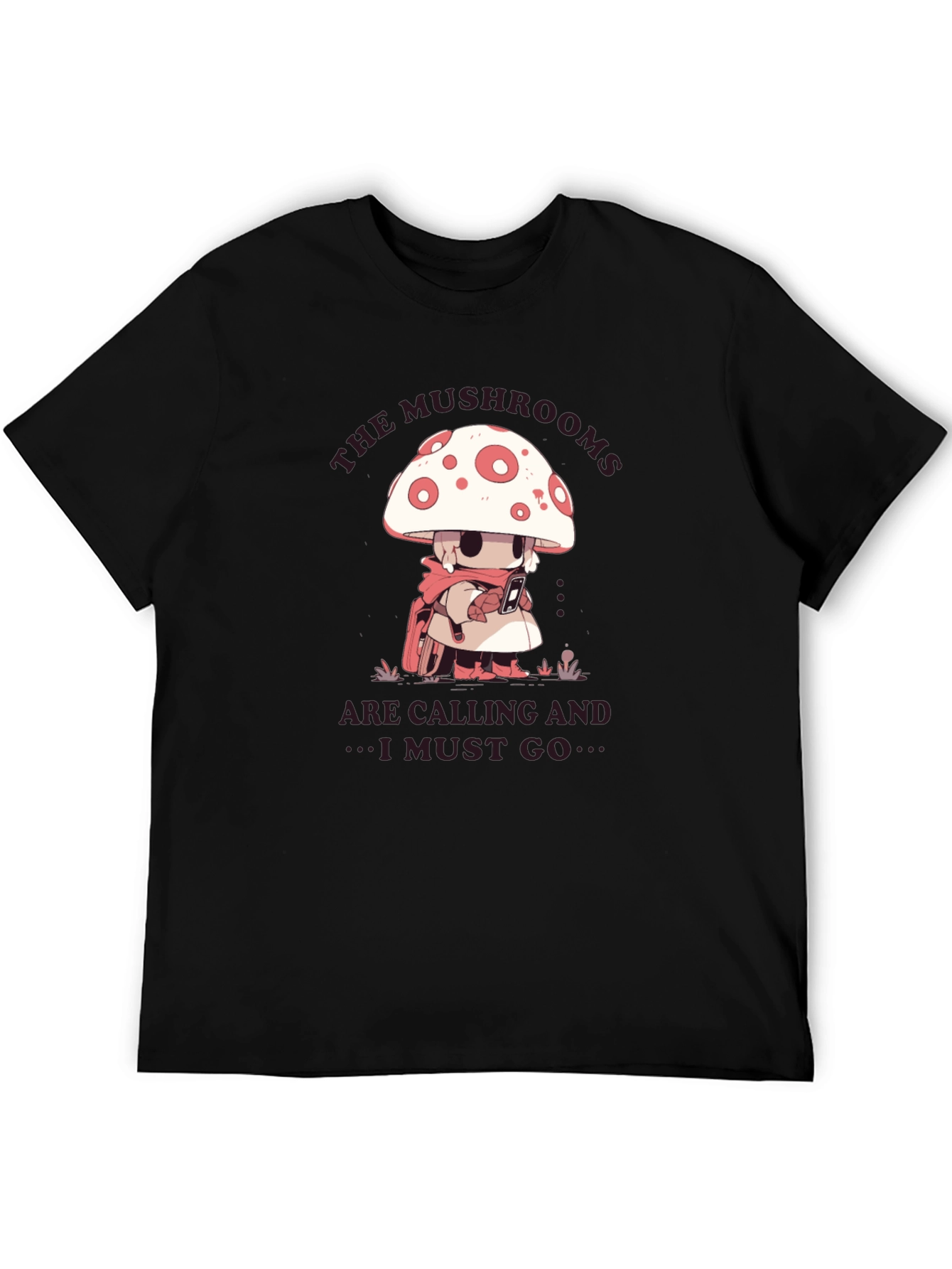 Mushroom Calling T-Shirt - Adventure Awaits!