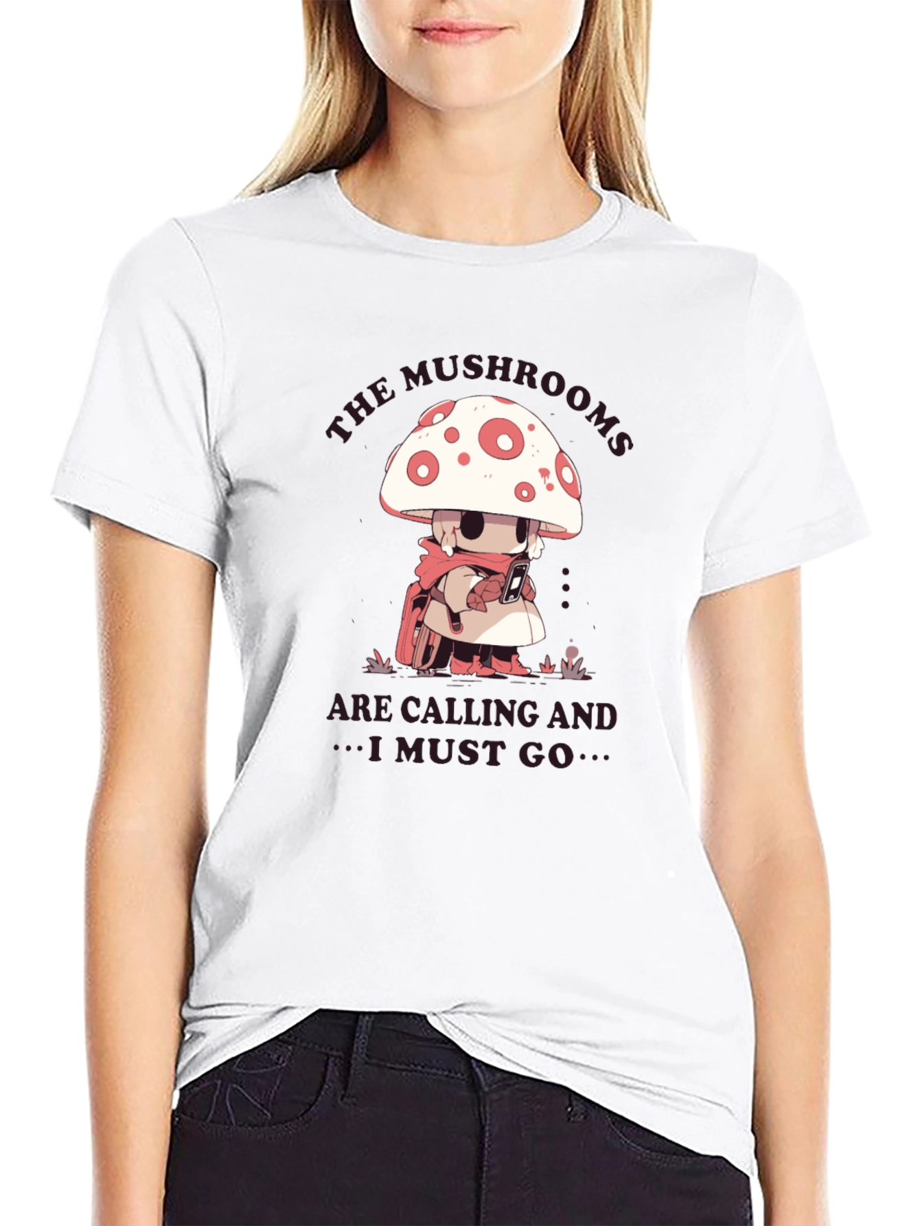 Mushroom Calling T-Shirt - Adventure Awaits!