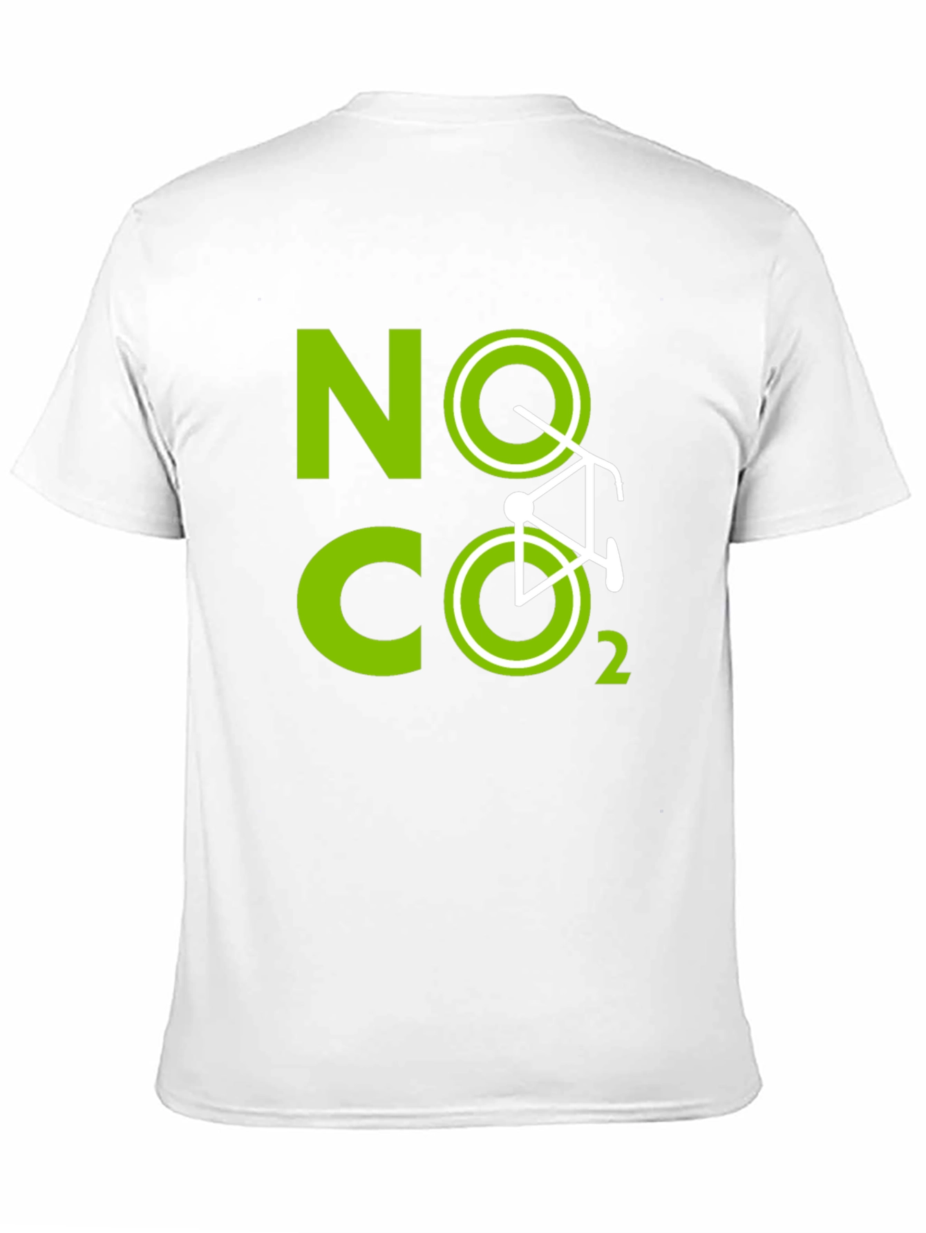 Eco-Friendly No CO2 Bike Graphic Tee