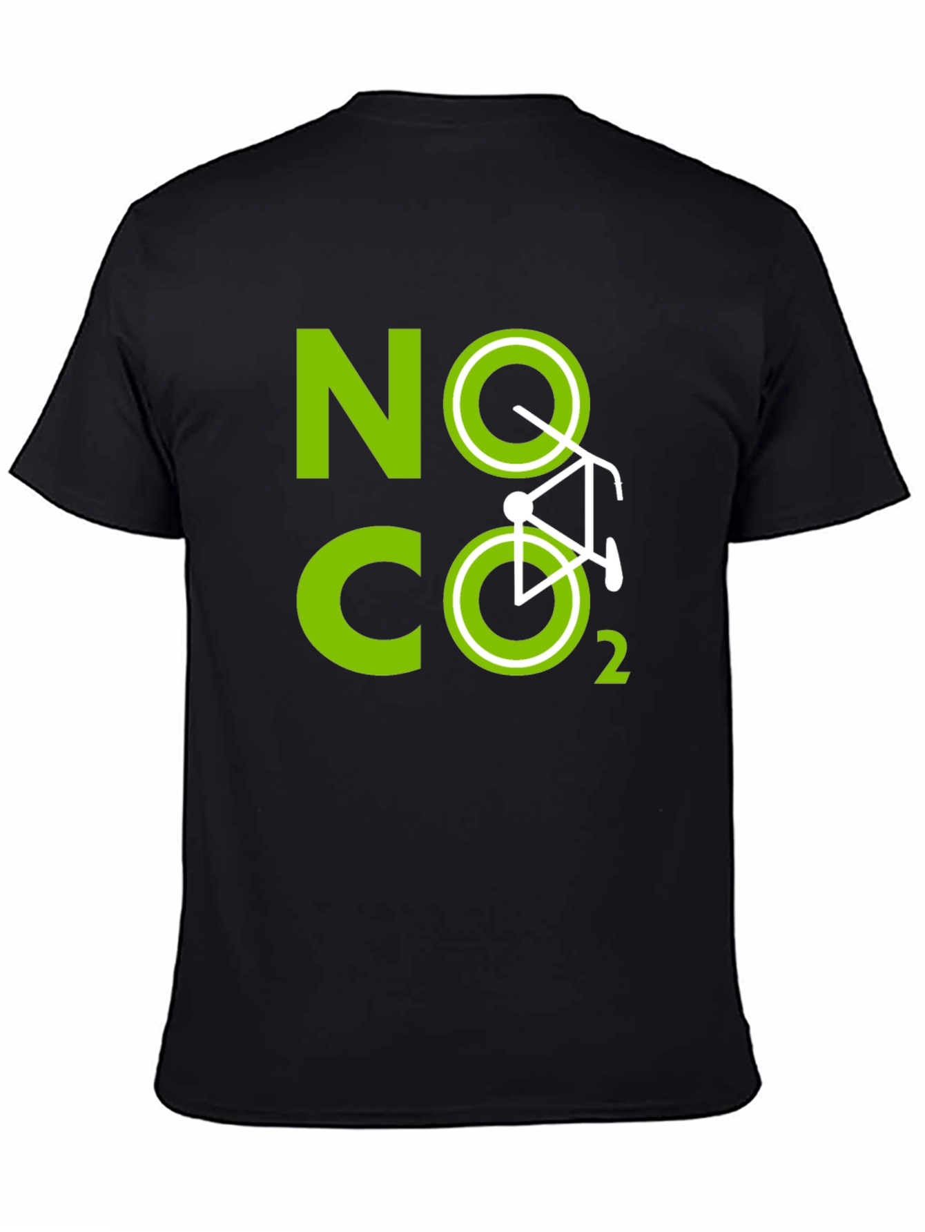Eco-Friendly No CO2 Bike Graphic Tee