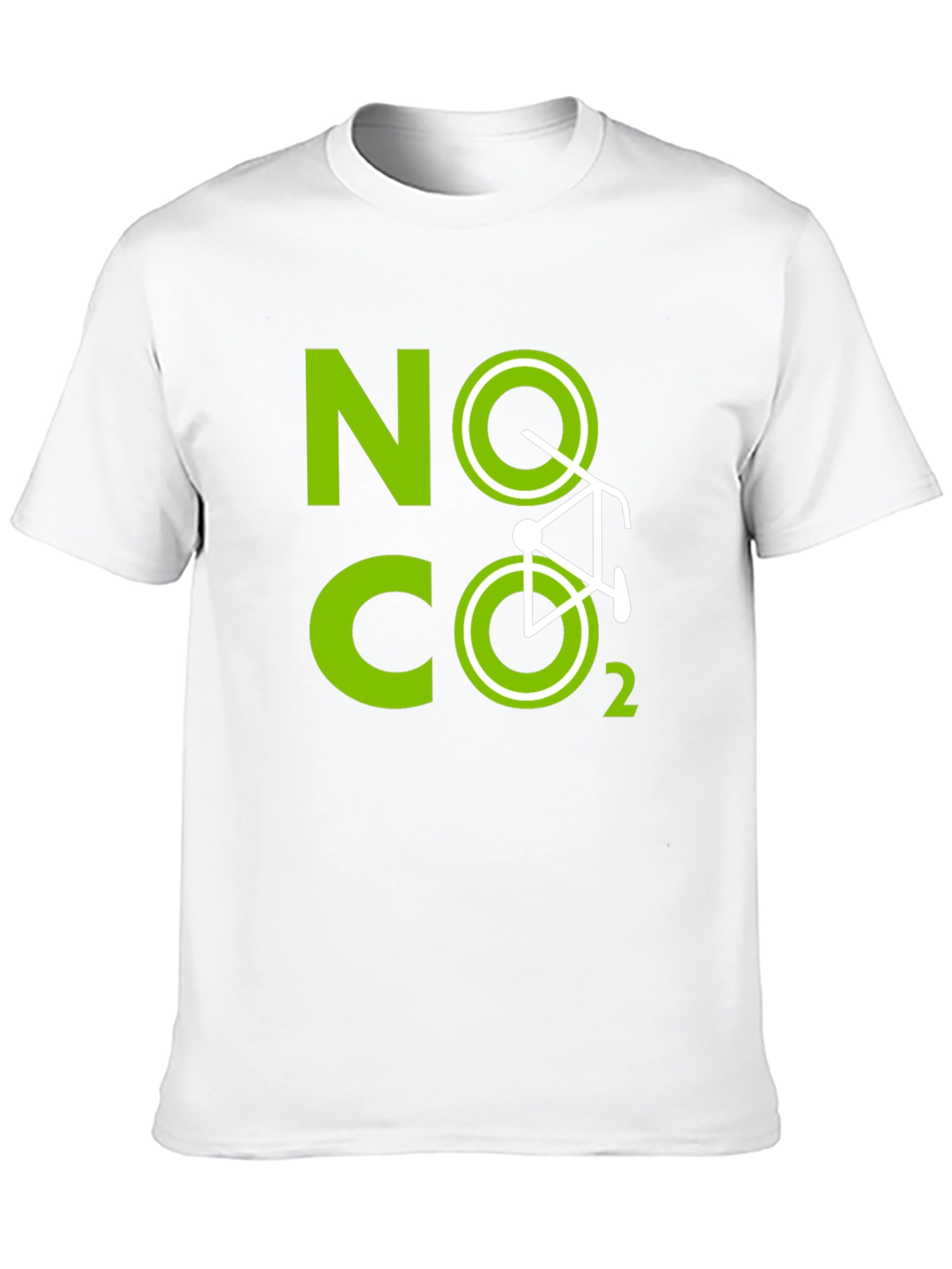Eco-Friendly No CO2 Bike Graphic Tee