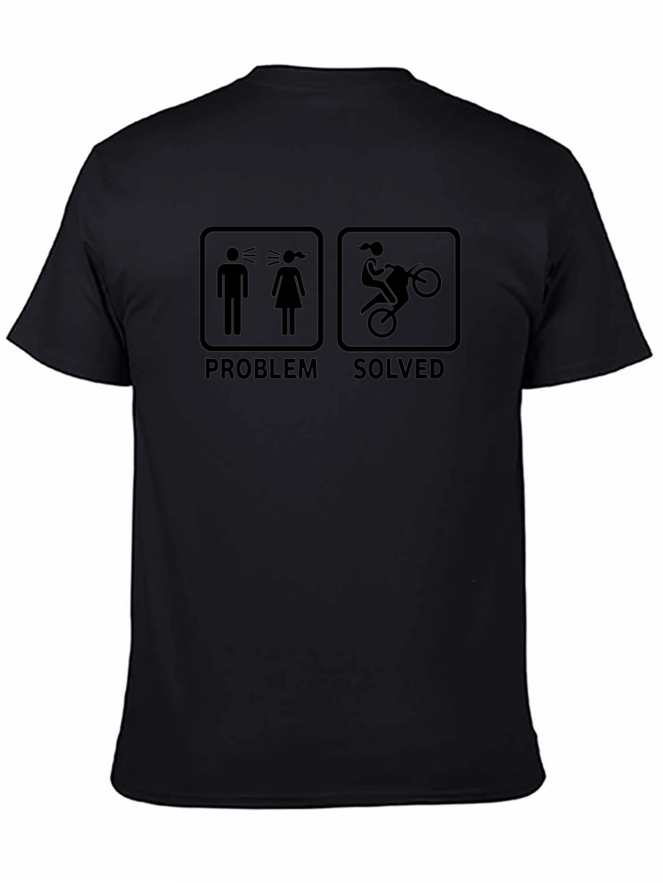 Problem Solved Motorcycle T-Shirt