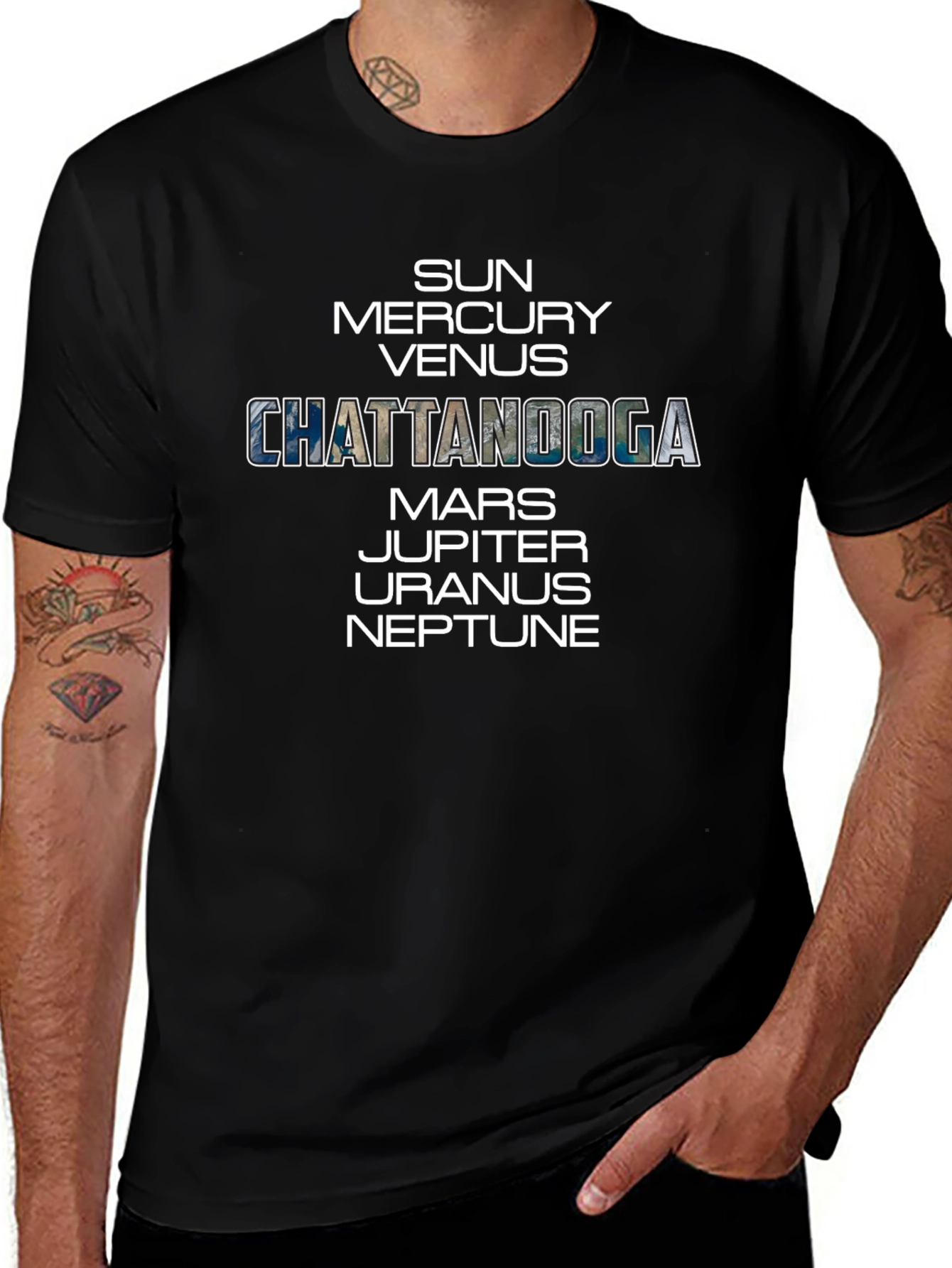 Chattanooga Planets T-Shirt - City Pride Tee