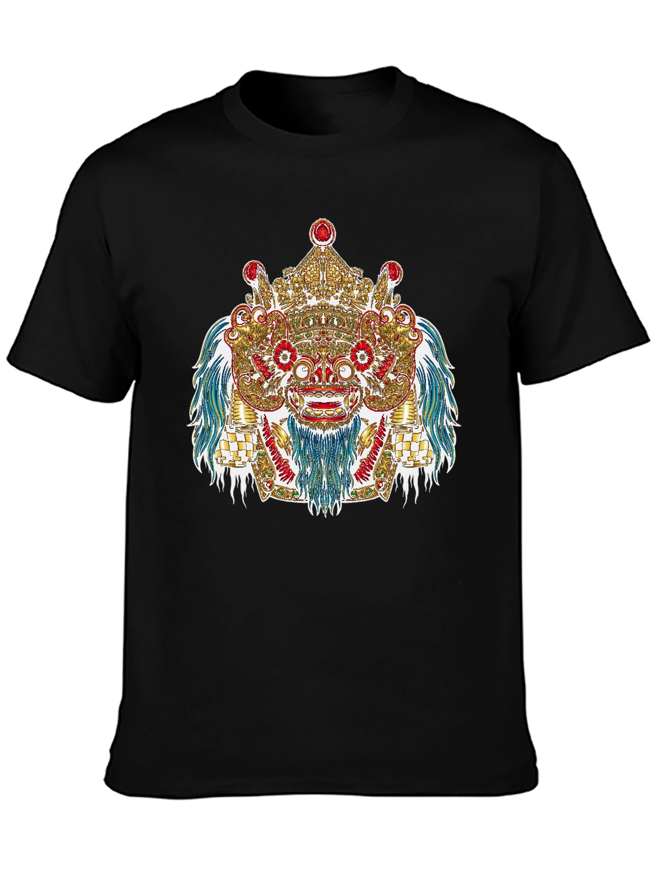 Ornate Barong Graphic T-Shirt - Black