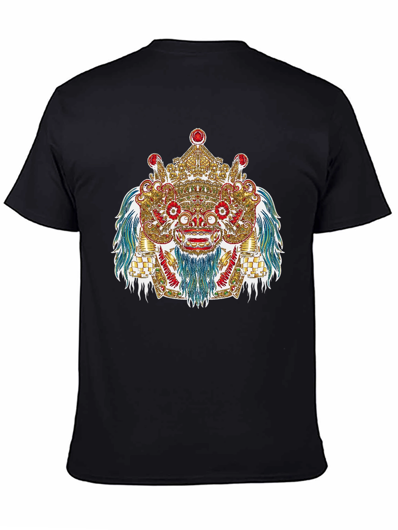 Ornate Barong Graphic T-Shirt - Black