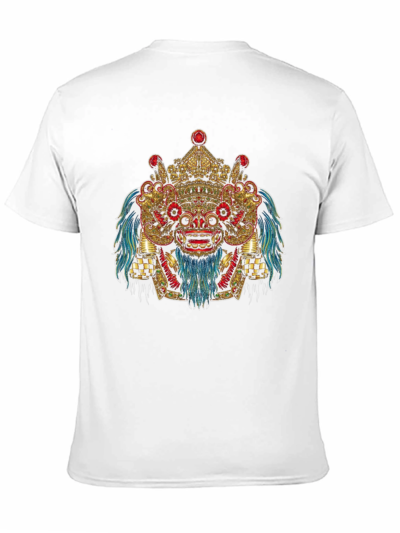 Ornate Barong Graphic T-Shirt - Black