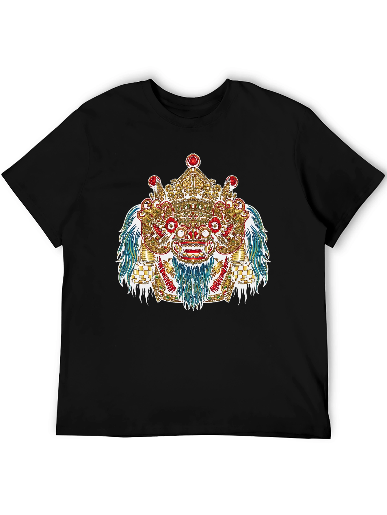 Ornate Barong Graphic T-Shirt - Black