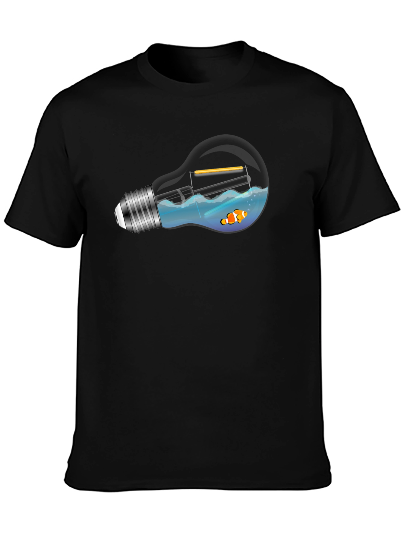 Light Bulb Aquarium Graphic Tee
