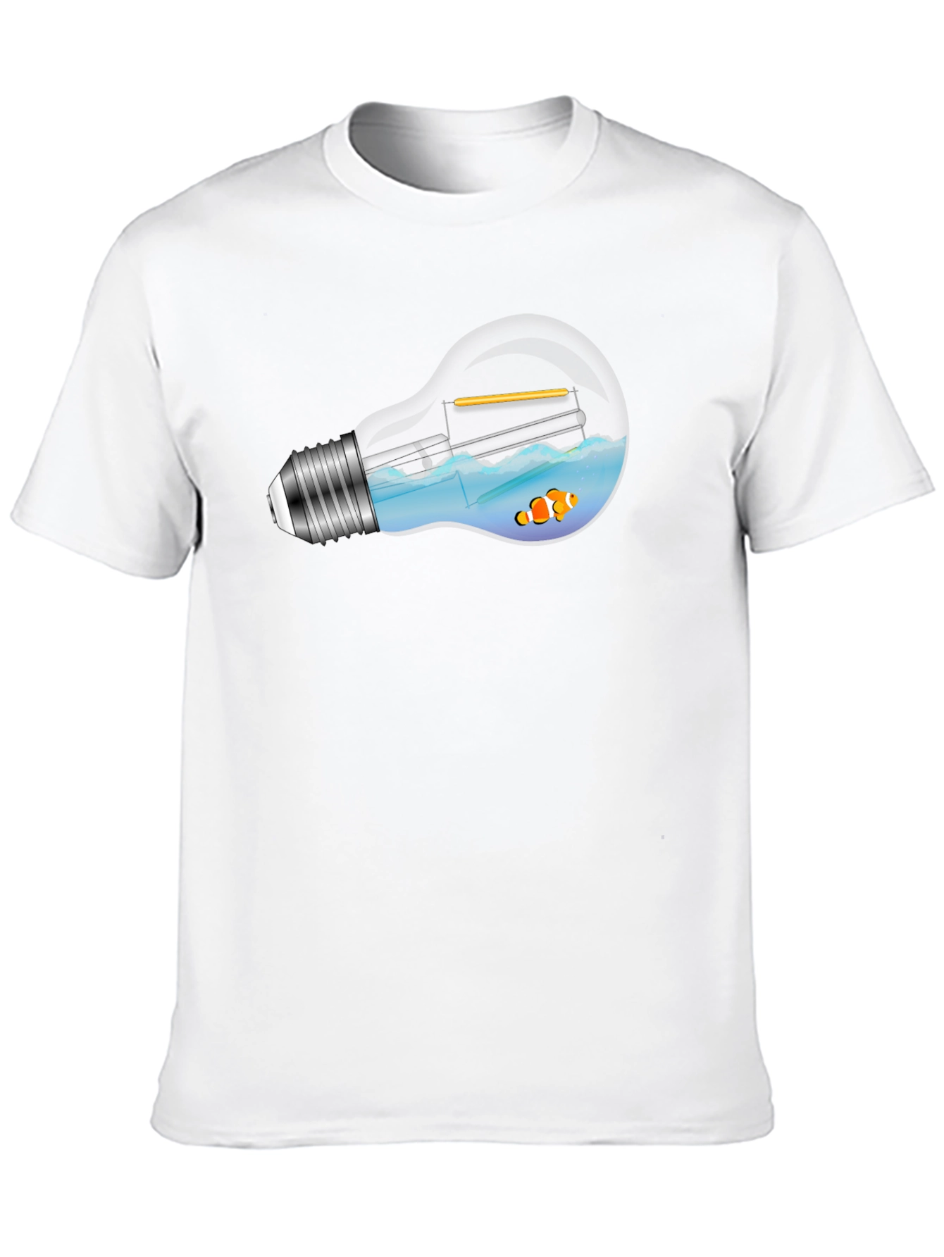 Light Bulb Aquarium Graphic Tee