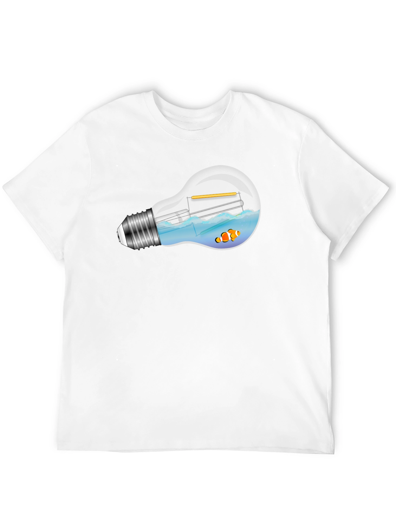 Light Bulb Aquarium Graphic Tee