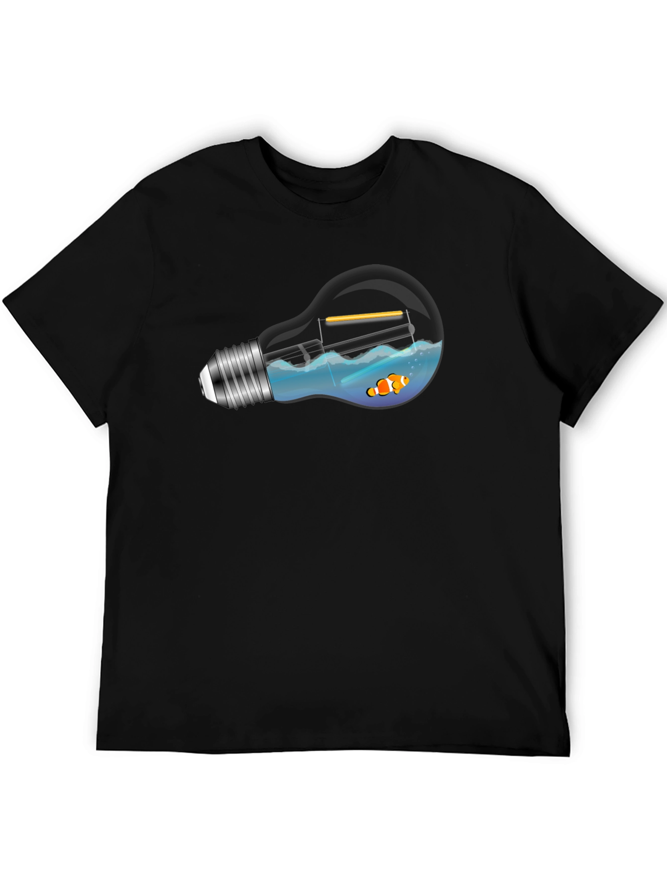 Light Bulb Aquarium Graphic Tee