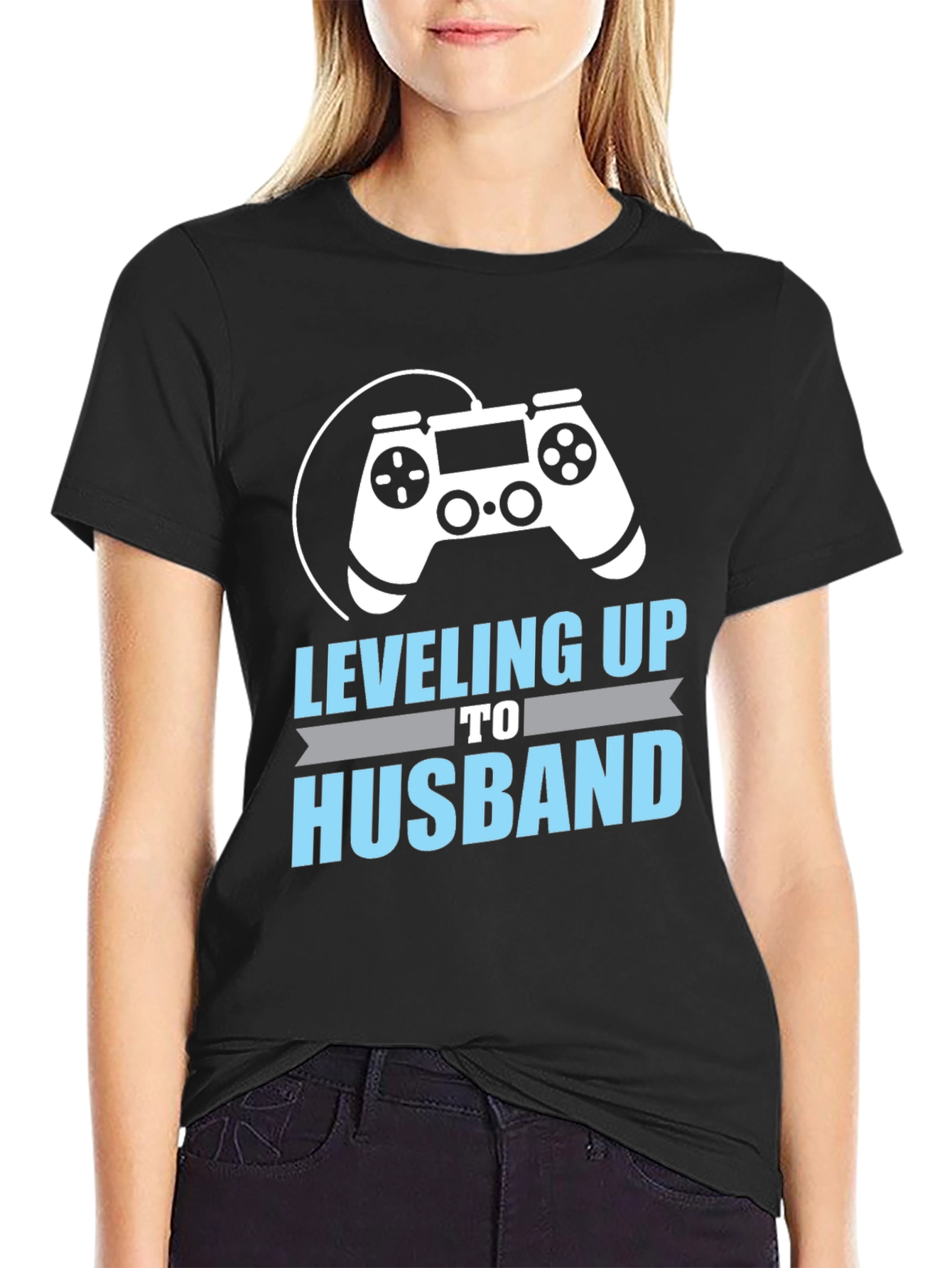 Leveling Up to Husband Gamer T-Shirt