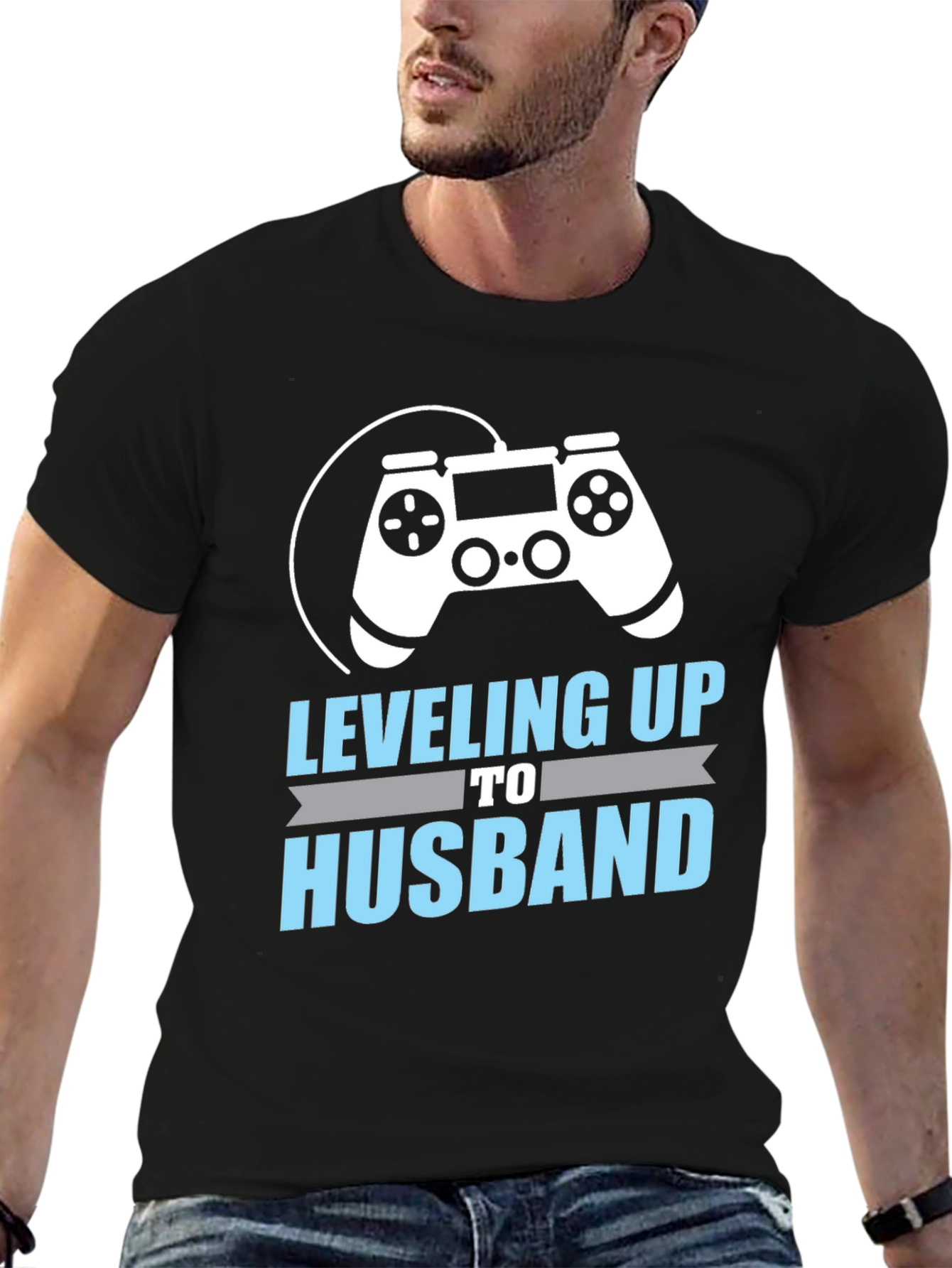 Leveling Up to Husband Gamer T-Shirt