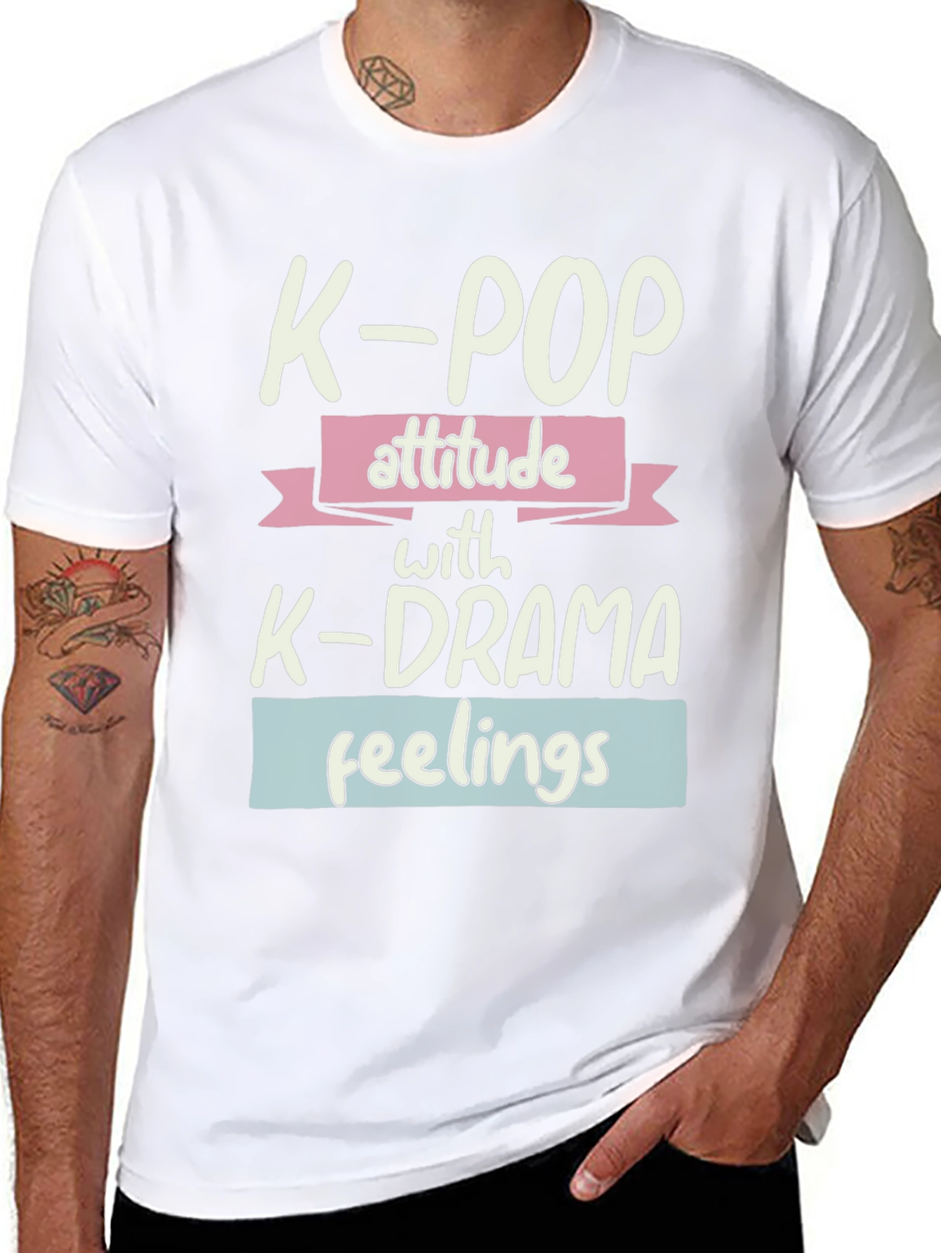 K-Pop & K-Drama Attitude Graphic Tee