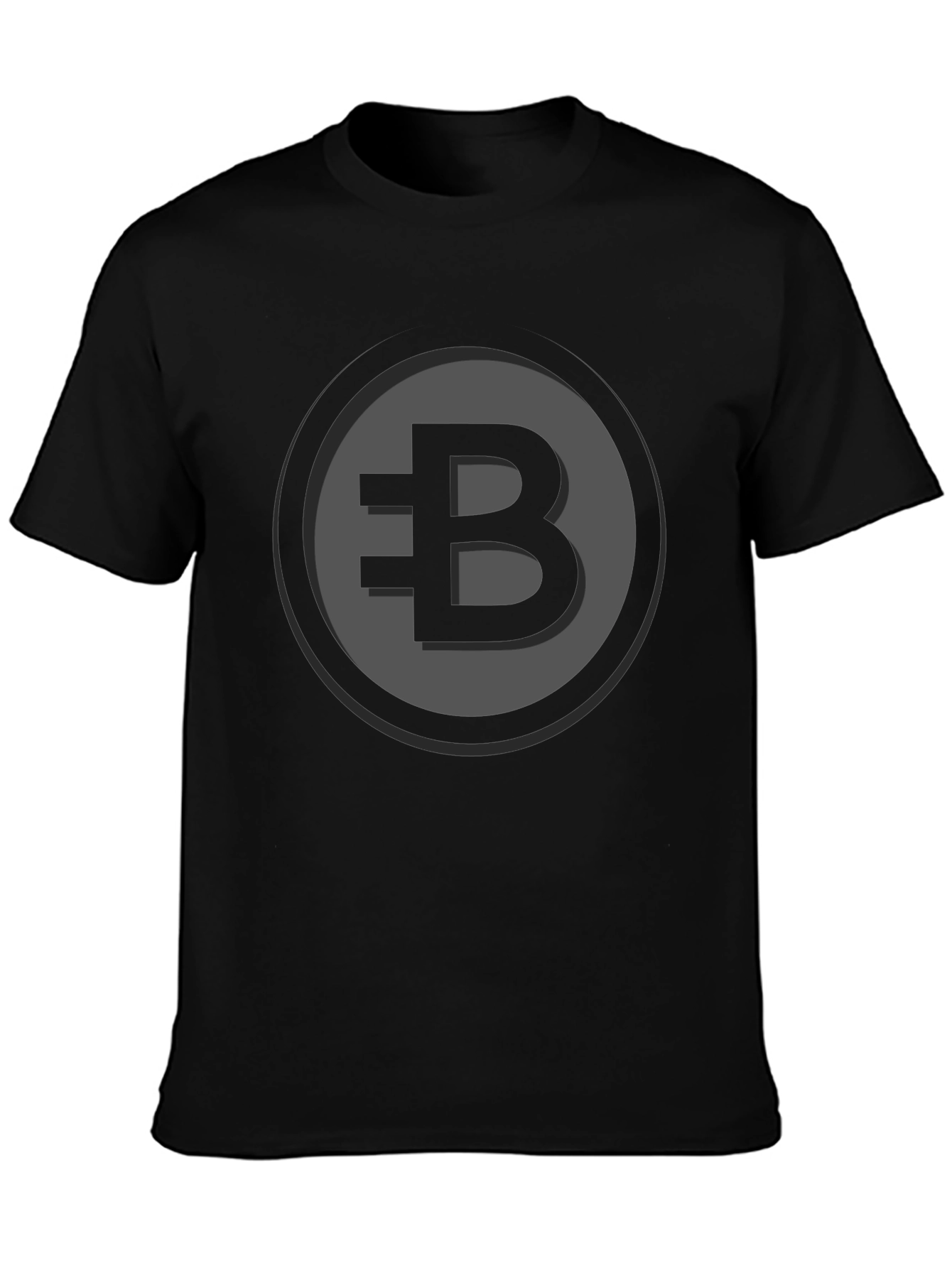 Bitcoin B Logo Black T-Shirt