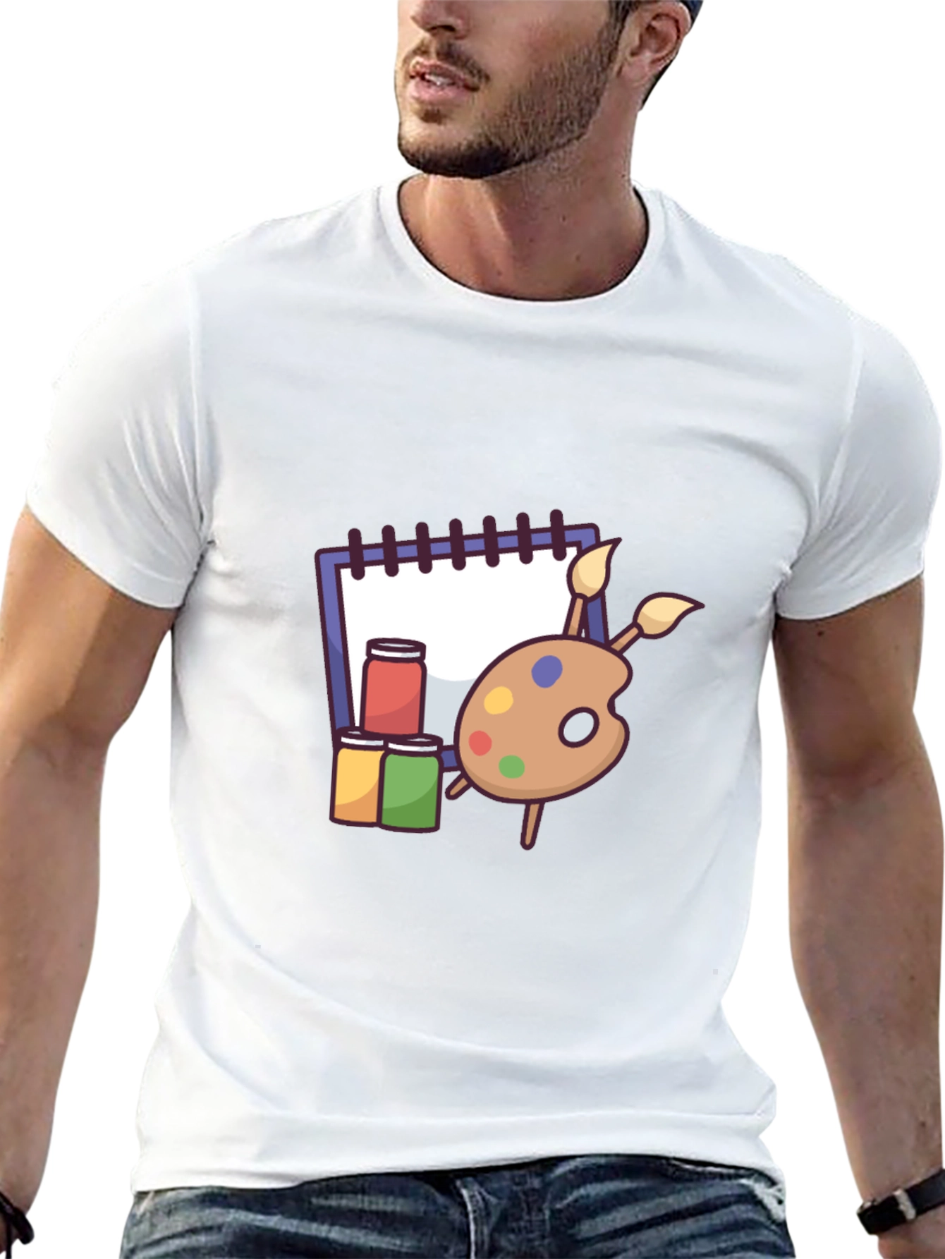 Artist Palette T-Shirt - Creative Style