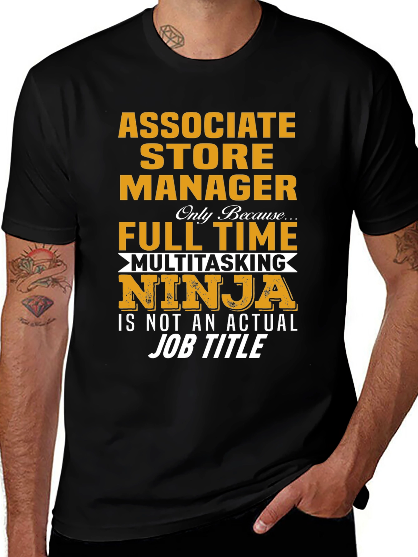 Associate Store Manager Multitasking Ninja T-Shirt