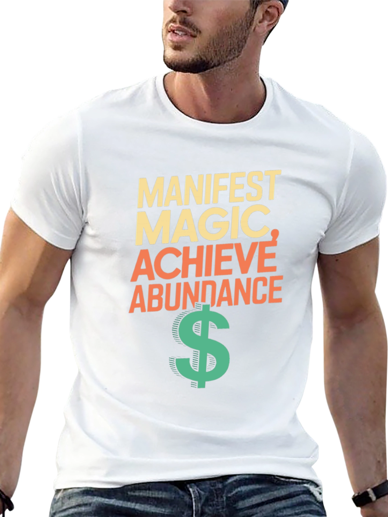 Manifest Magic Achieve Abundance Graphic T-Shirt