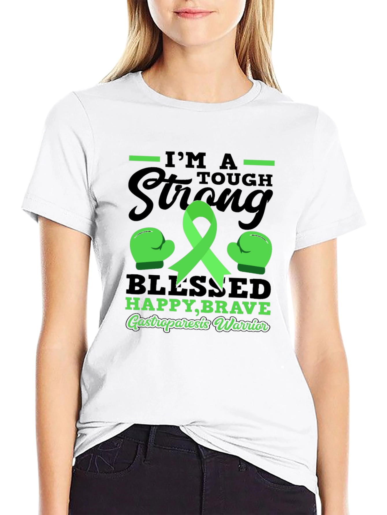 Strong Gastroparesis Warrior Awareness T-Shirt