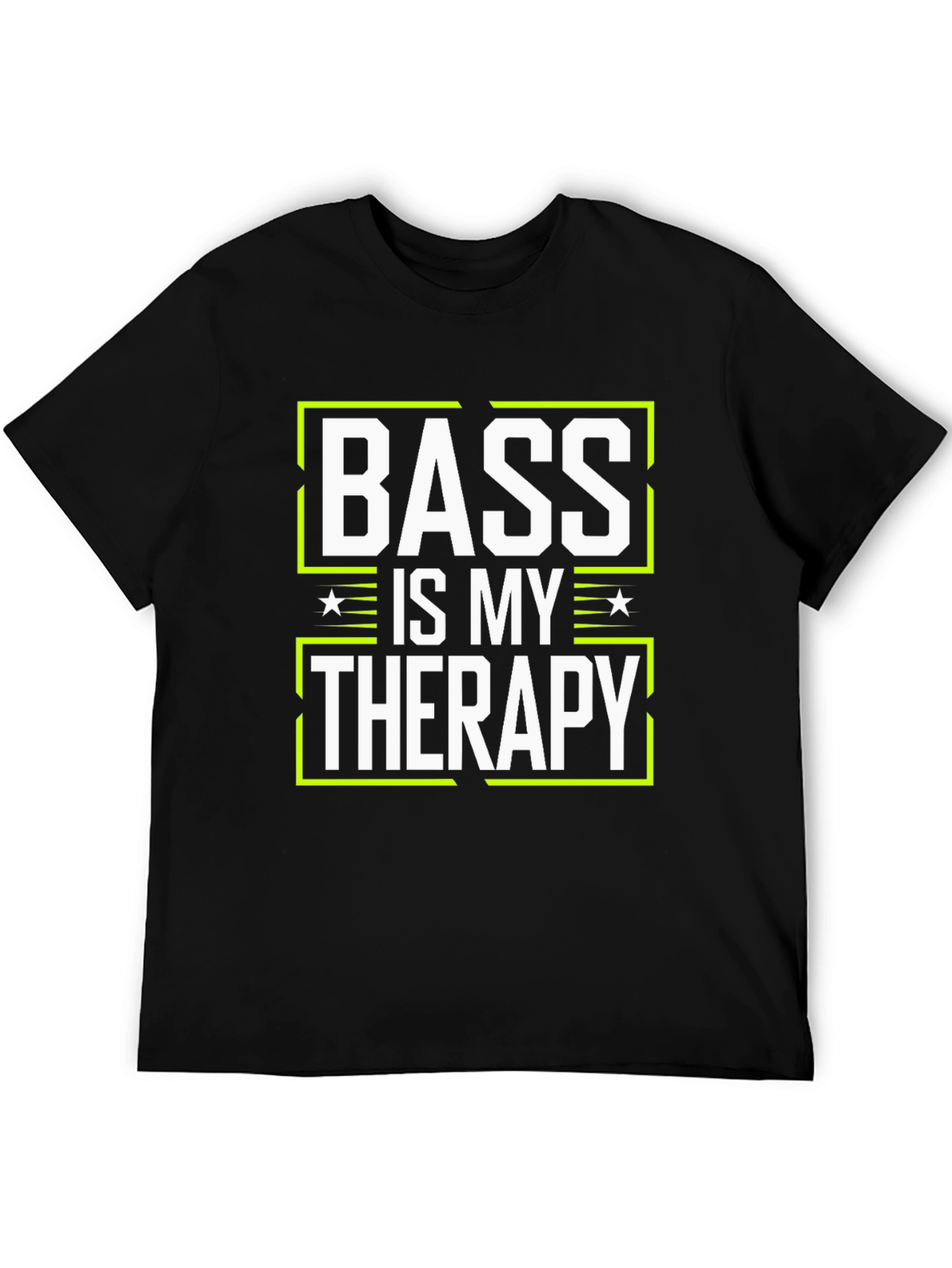 Bass is My Therapy Graphic T-Shirt