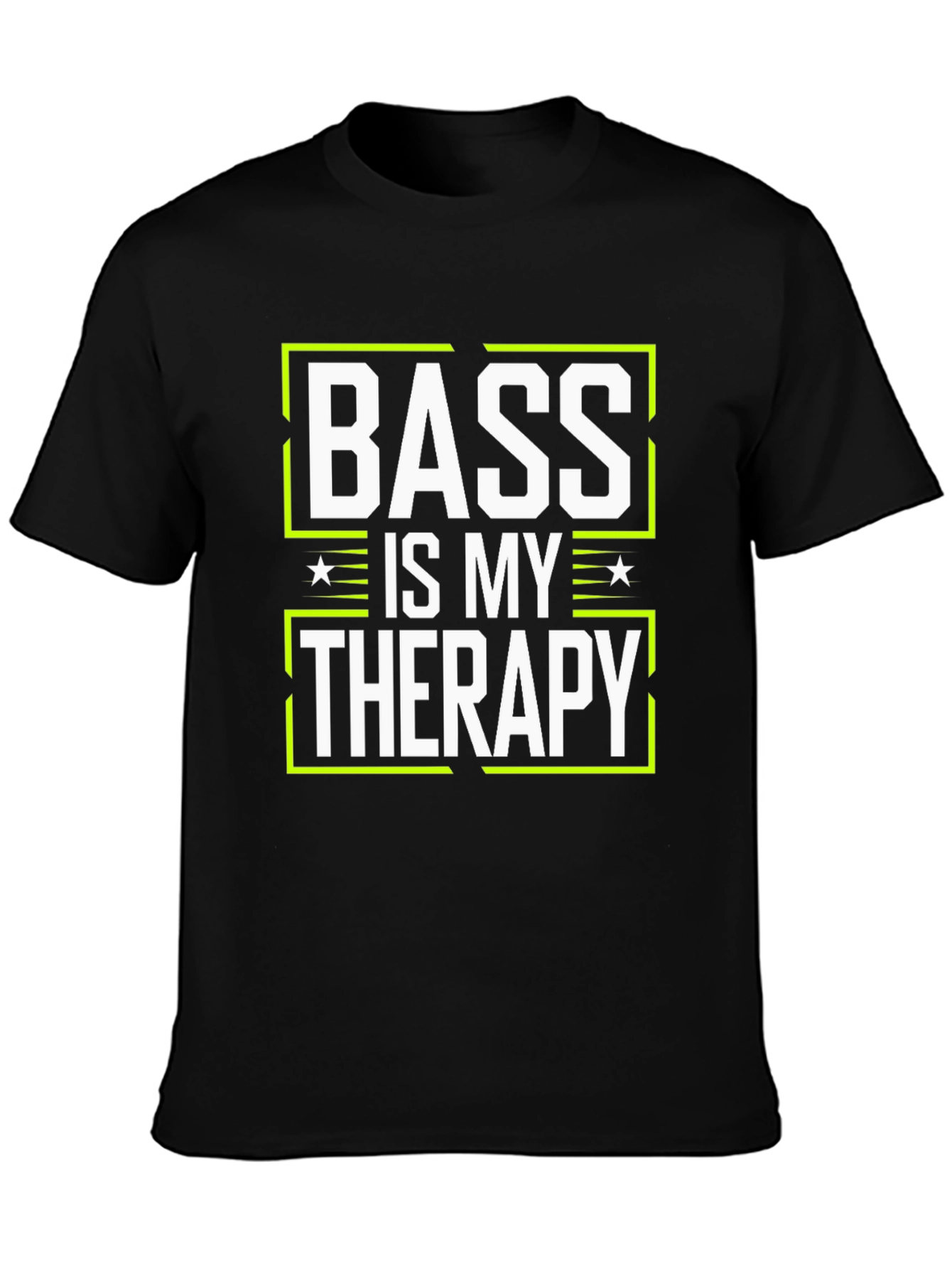 Bass is My Therapy Graphic T-Shirt
