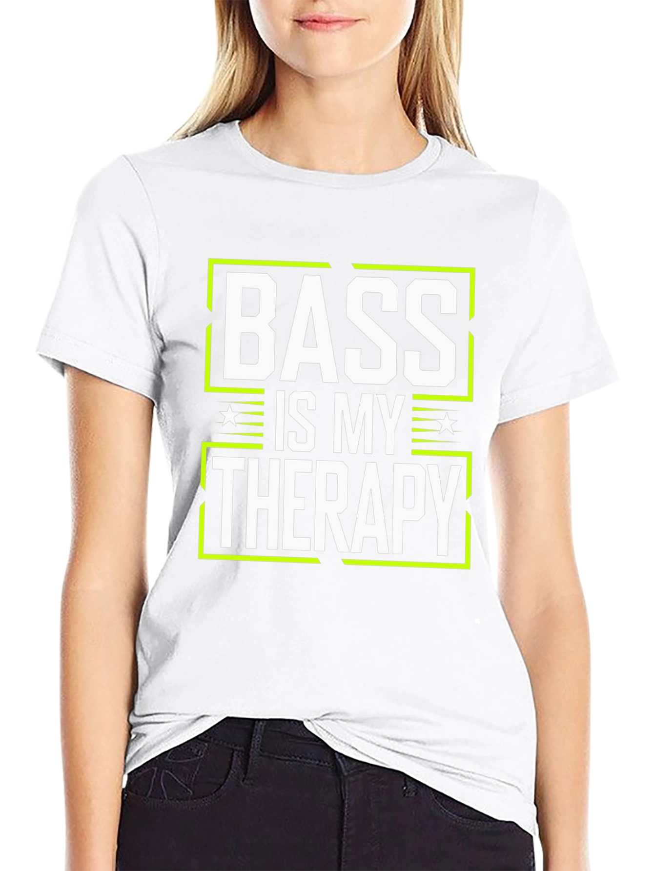 Bass is My Therapy Graphic T-Shirt