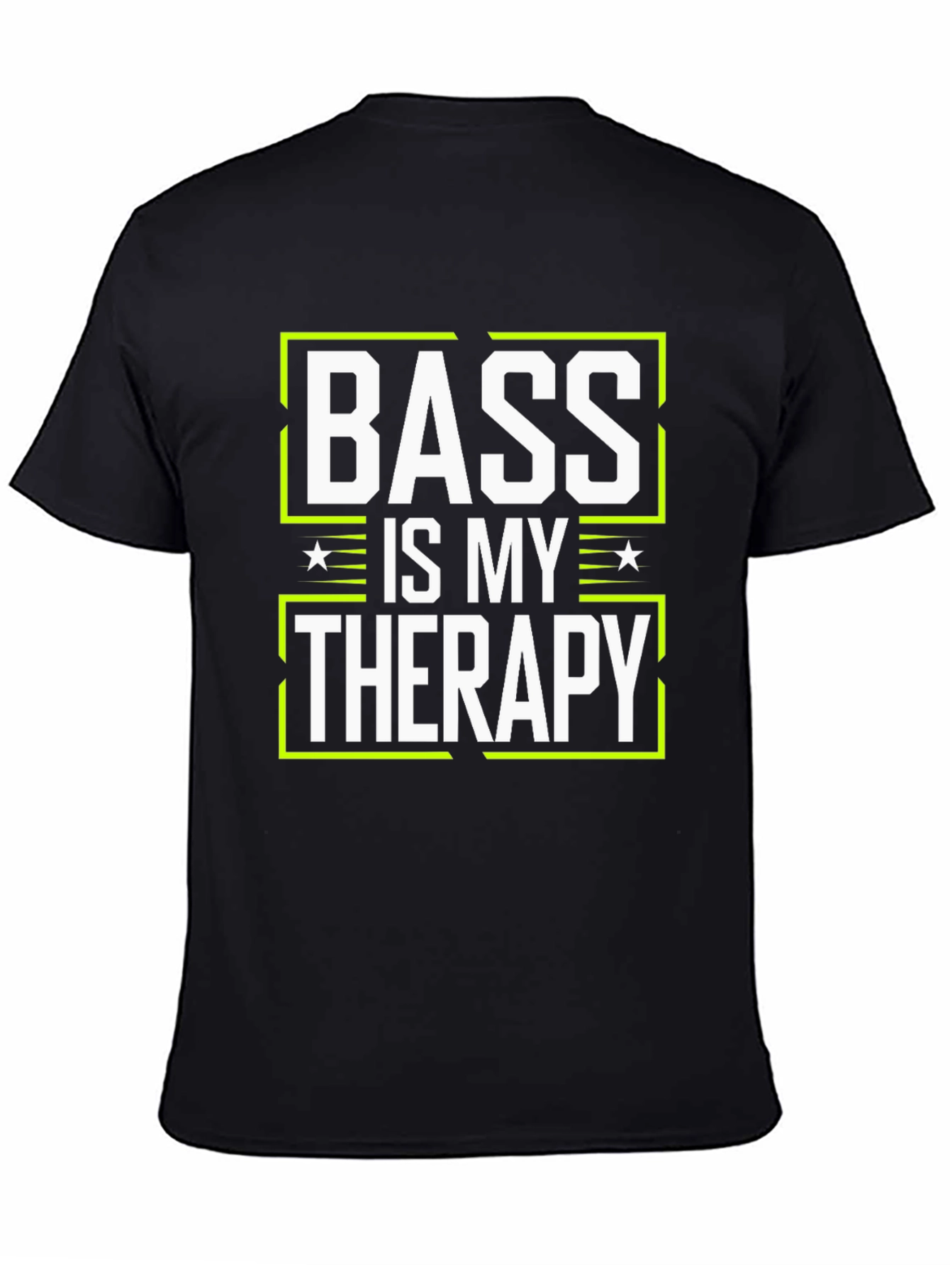 Bass is My Therapy Graphic T-Shirt