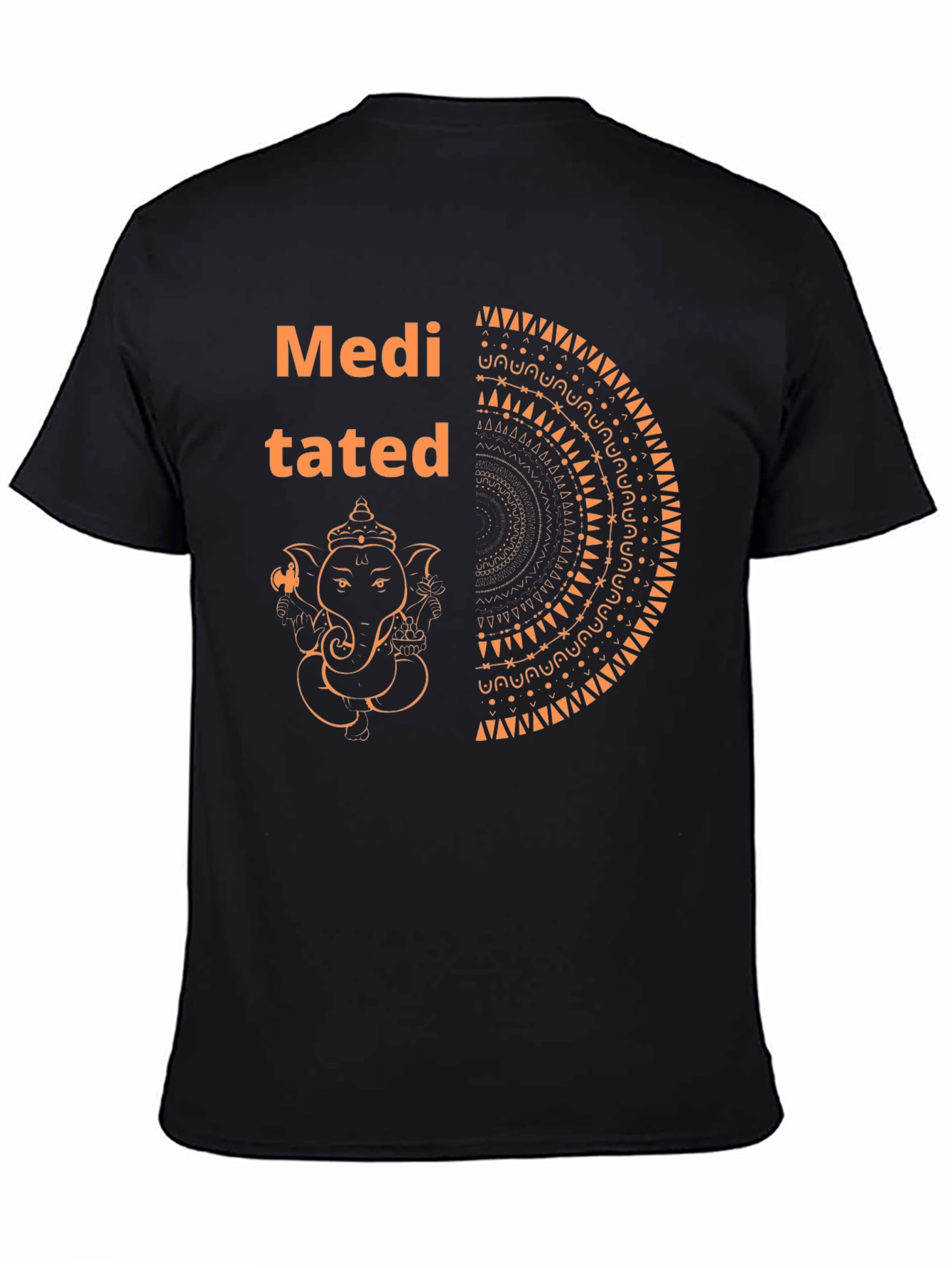 Meditated Graphic Tee - Spiritual Mens T-Shirt