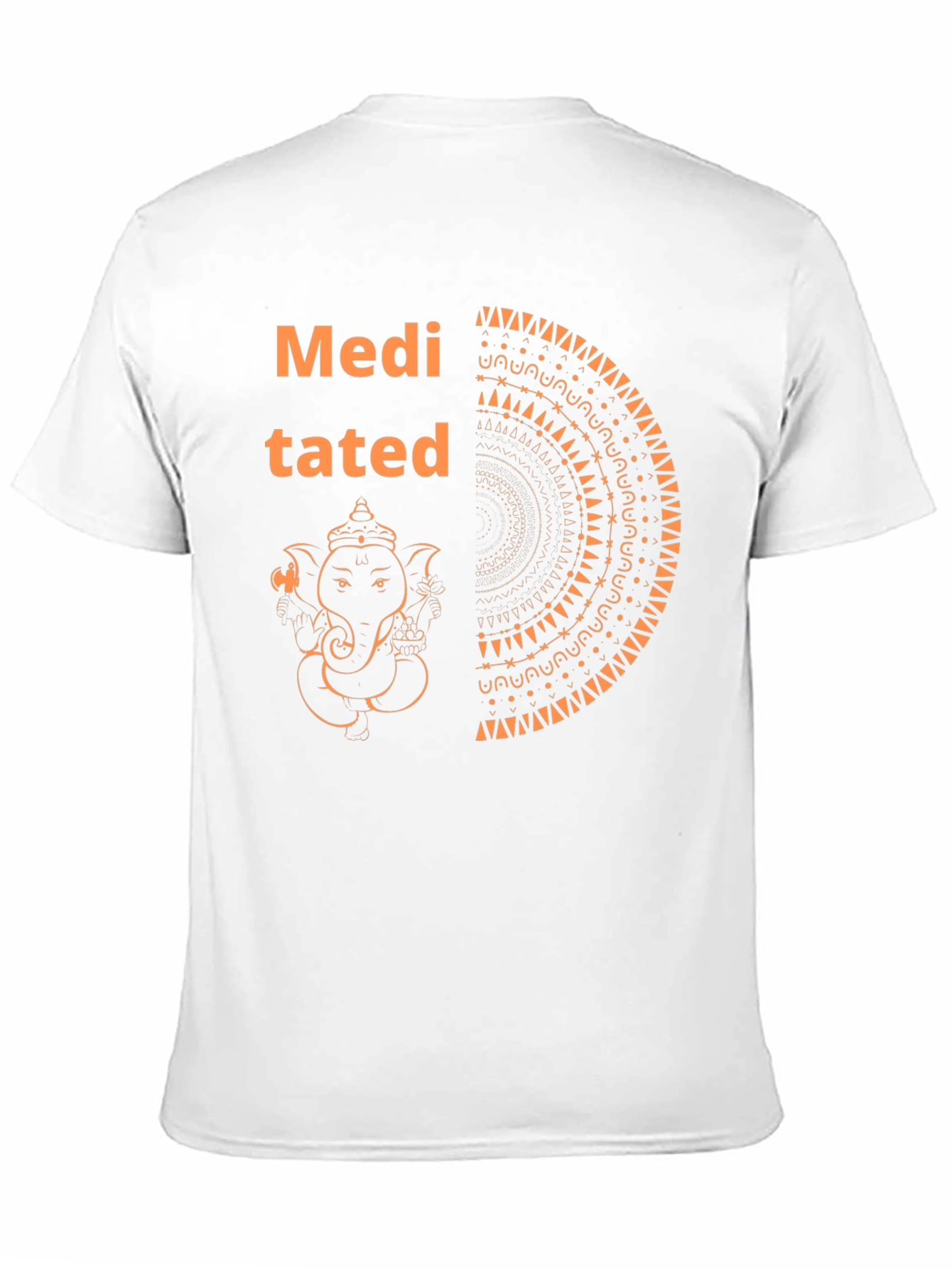 Meditated Graphic Tee - Spiritual Mens T-Shirt