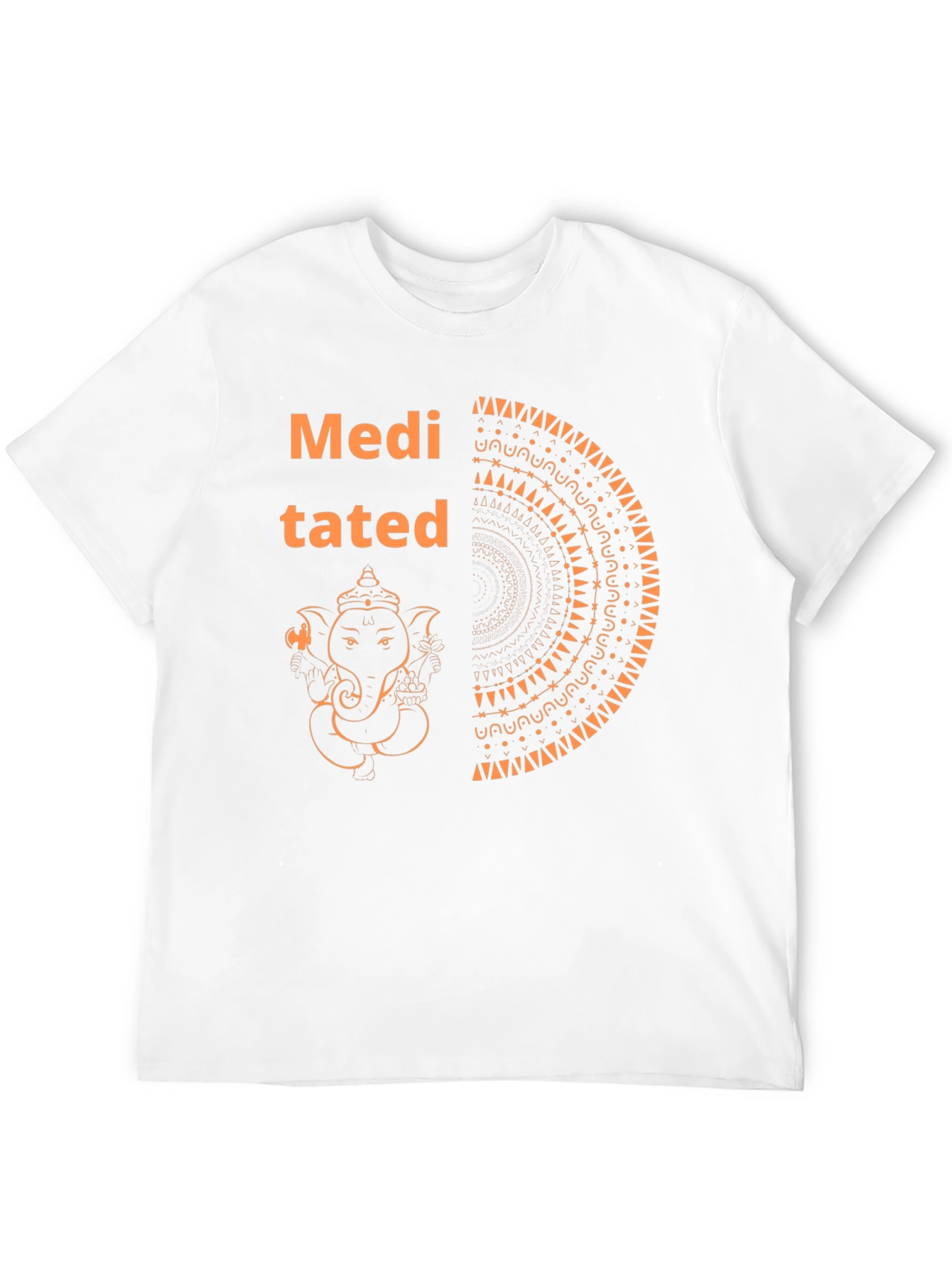 Meditated Graphic Tee - Spiritual Mens T-Shirt