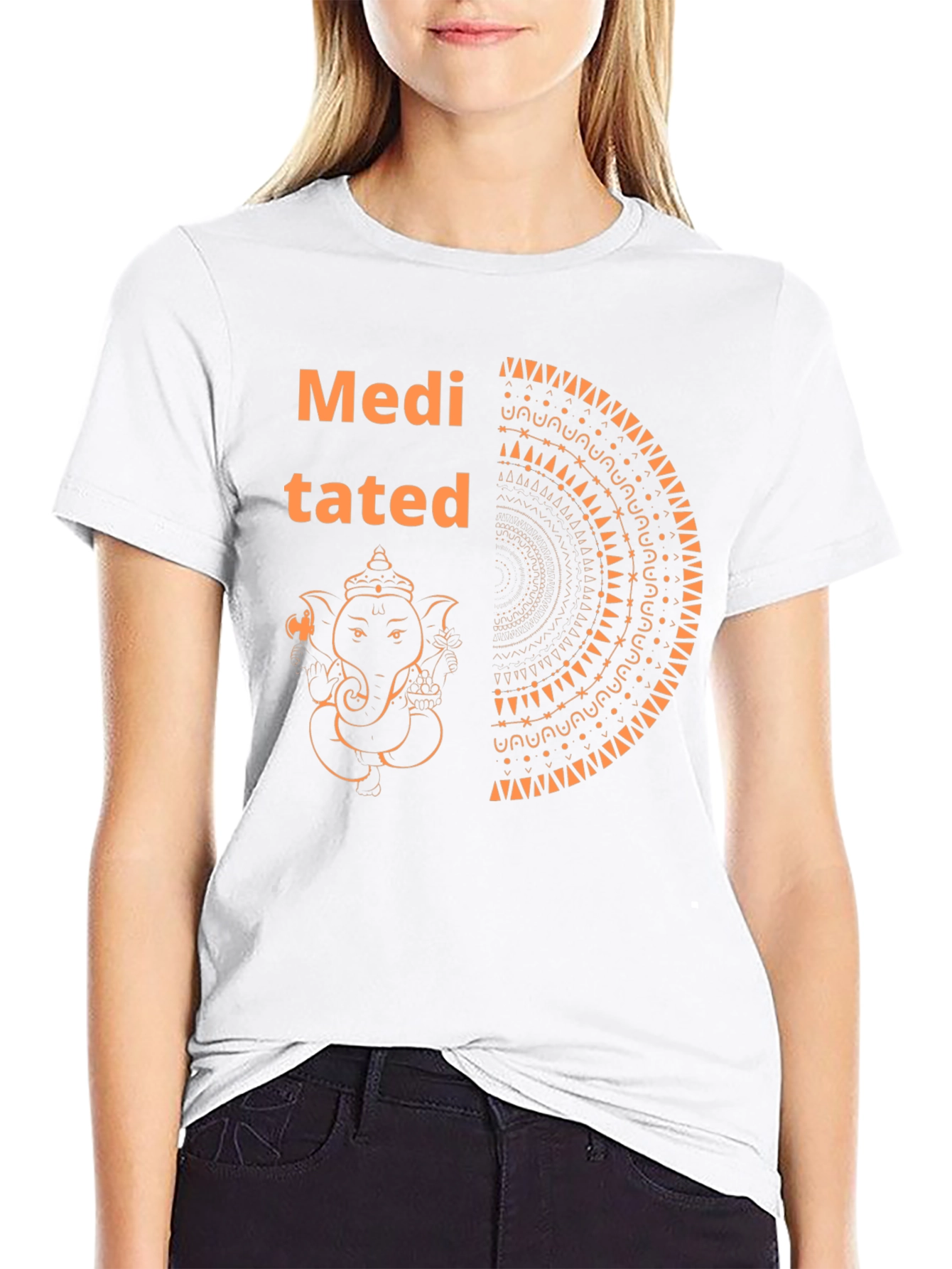 Meditated Graphic Tee - Spiritual Mens T-Shirt