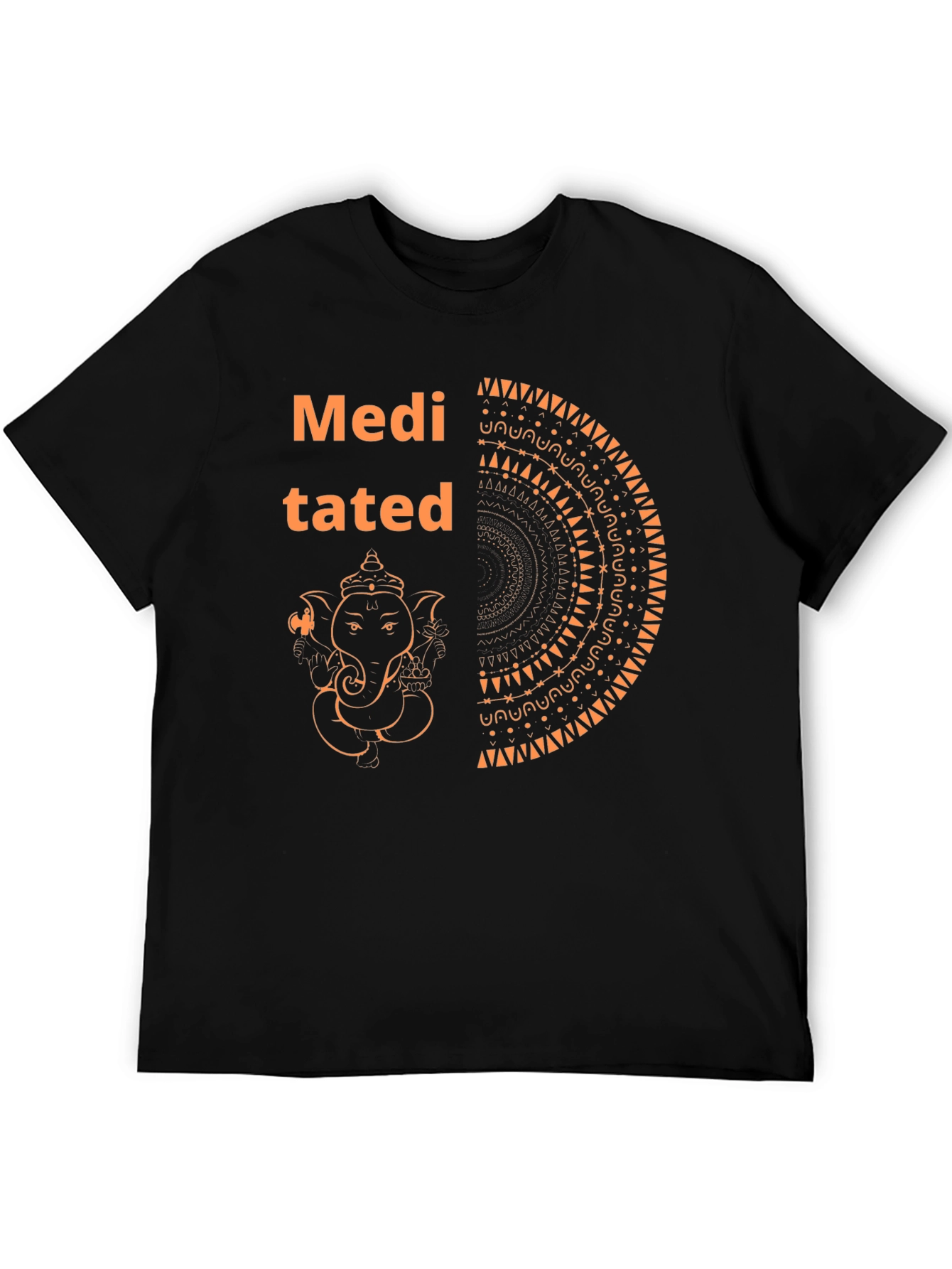 Meditated Graphic Tee - Spiritual Mens T-Shirt