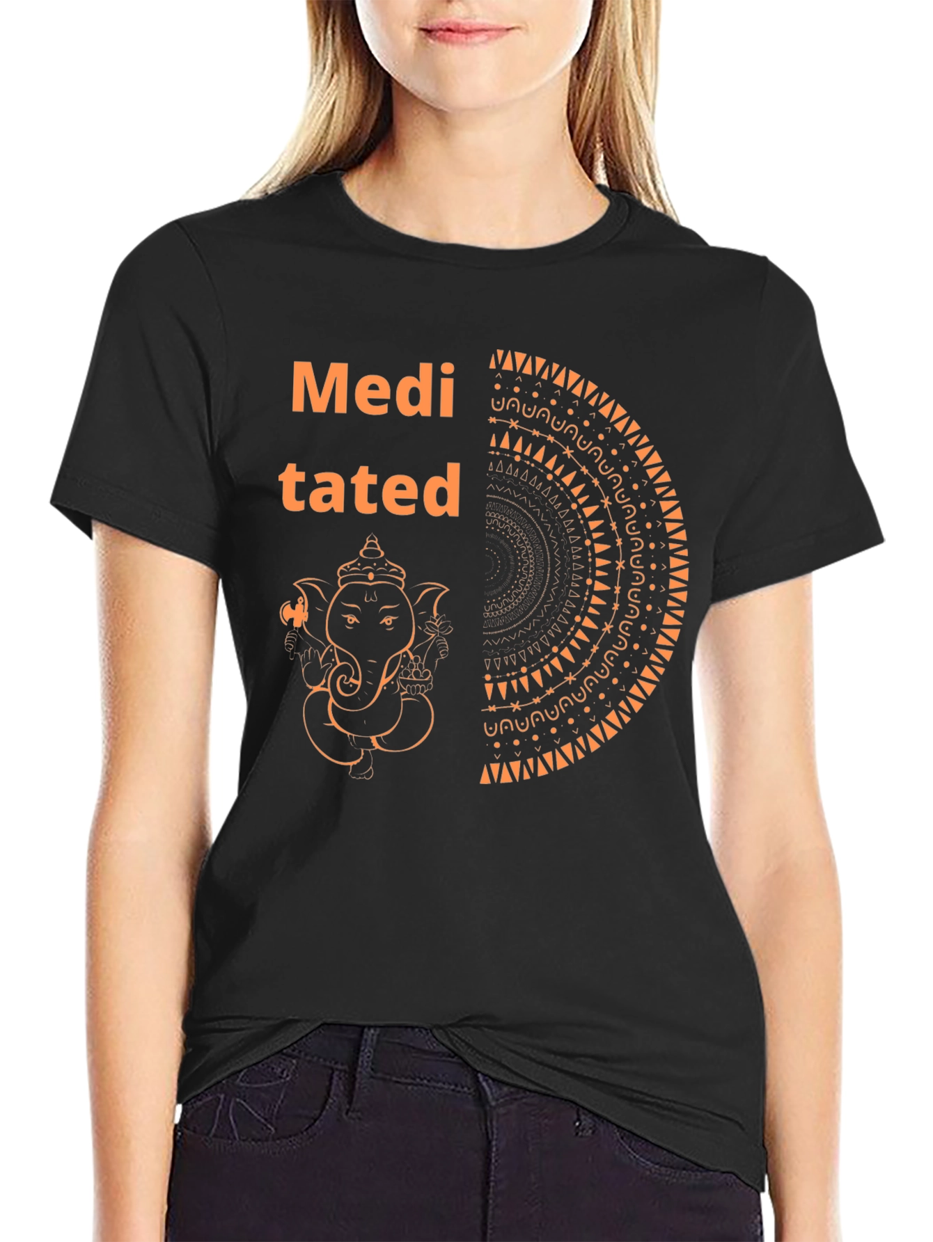 Meditated Graphic Tee - Spiritual Mens T-Shirt